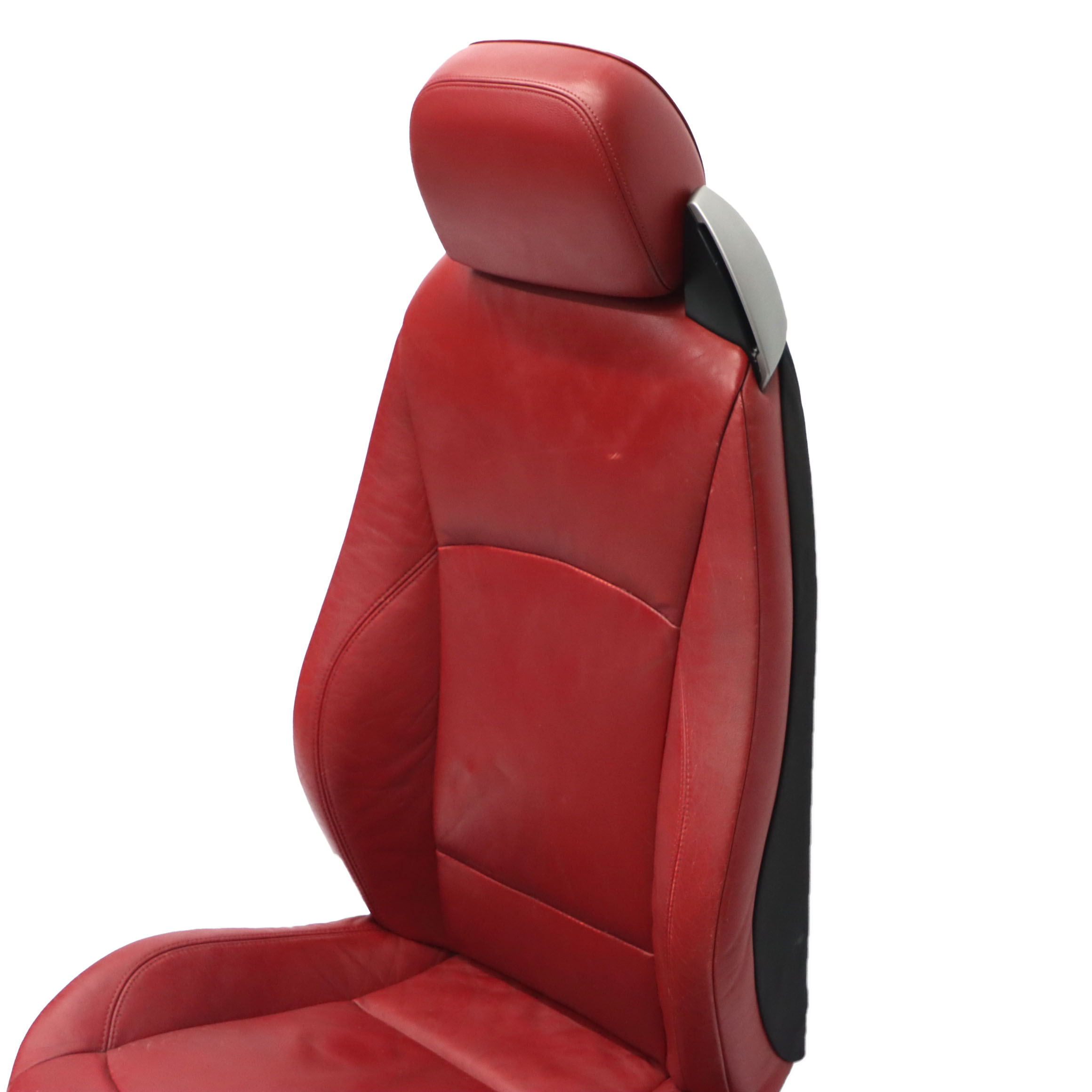 Front Seat BMW Z4 E85 E86 Cabrio Roadster Heated Red Leather Left N/S Oregon