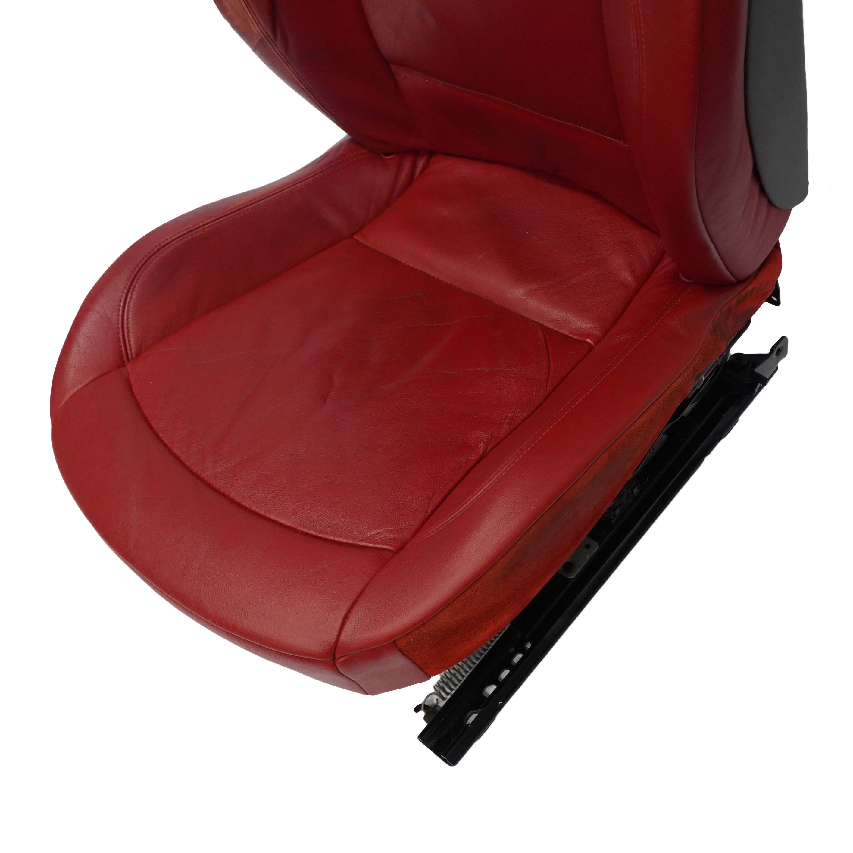 Front Seat BMW Z4 E85 E86 Cabrio Roadster Heated Red Leather Right O/S Oregon