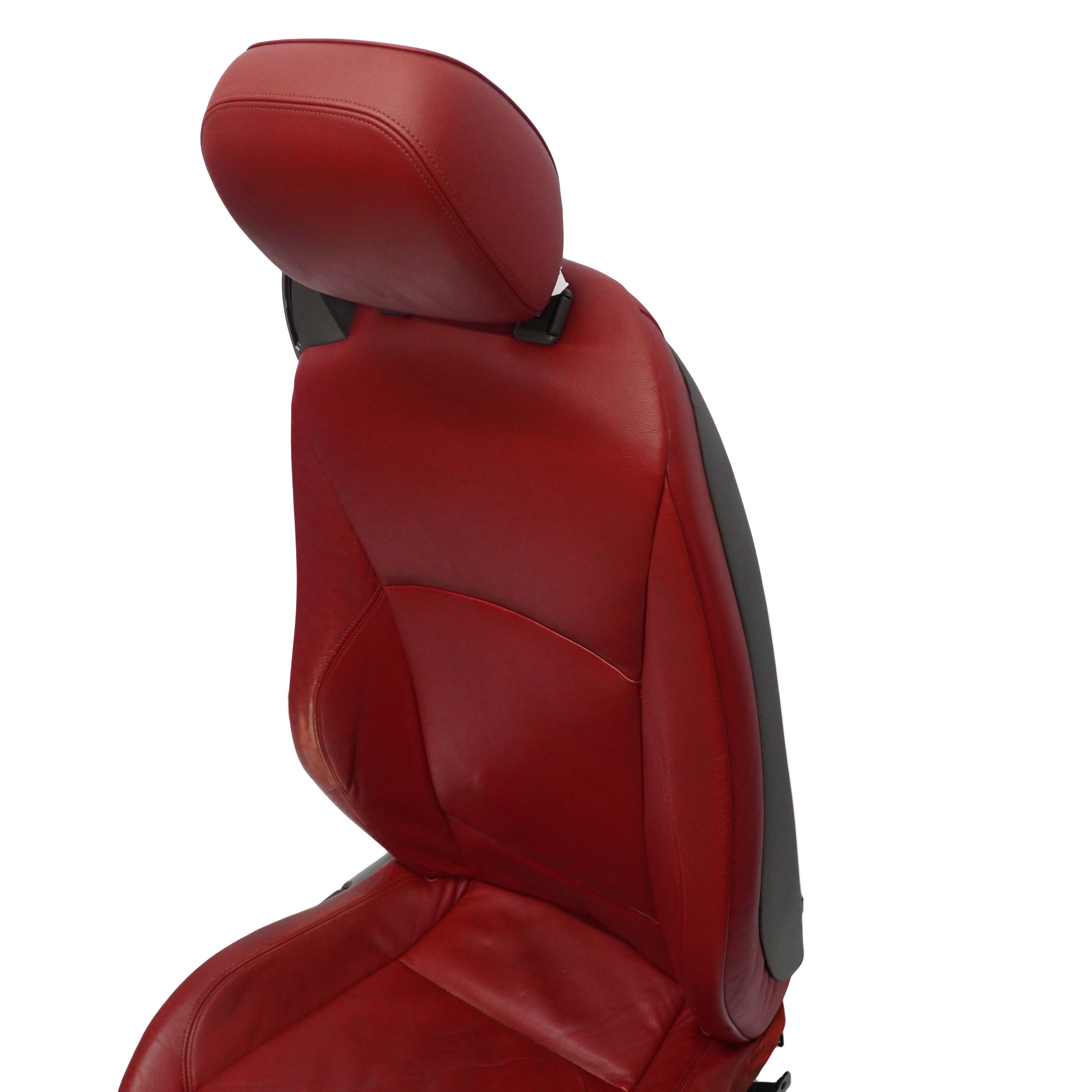 Front Seat BMW Z4 E85 E86 Cabrio Roadster Heated Red Leather Right O/S Oregon