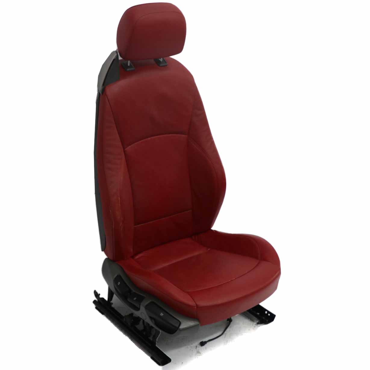 Front Seat BMW Z4 E85 E86 Cabrio Roadster Right O/S Red Leather Oregon