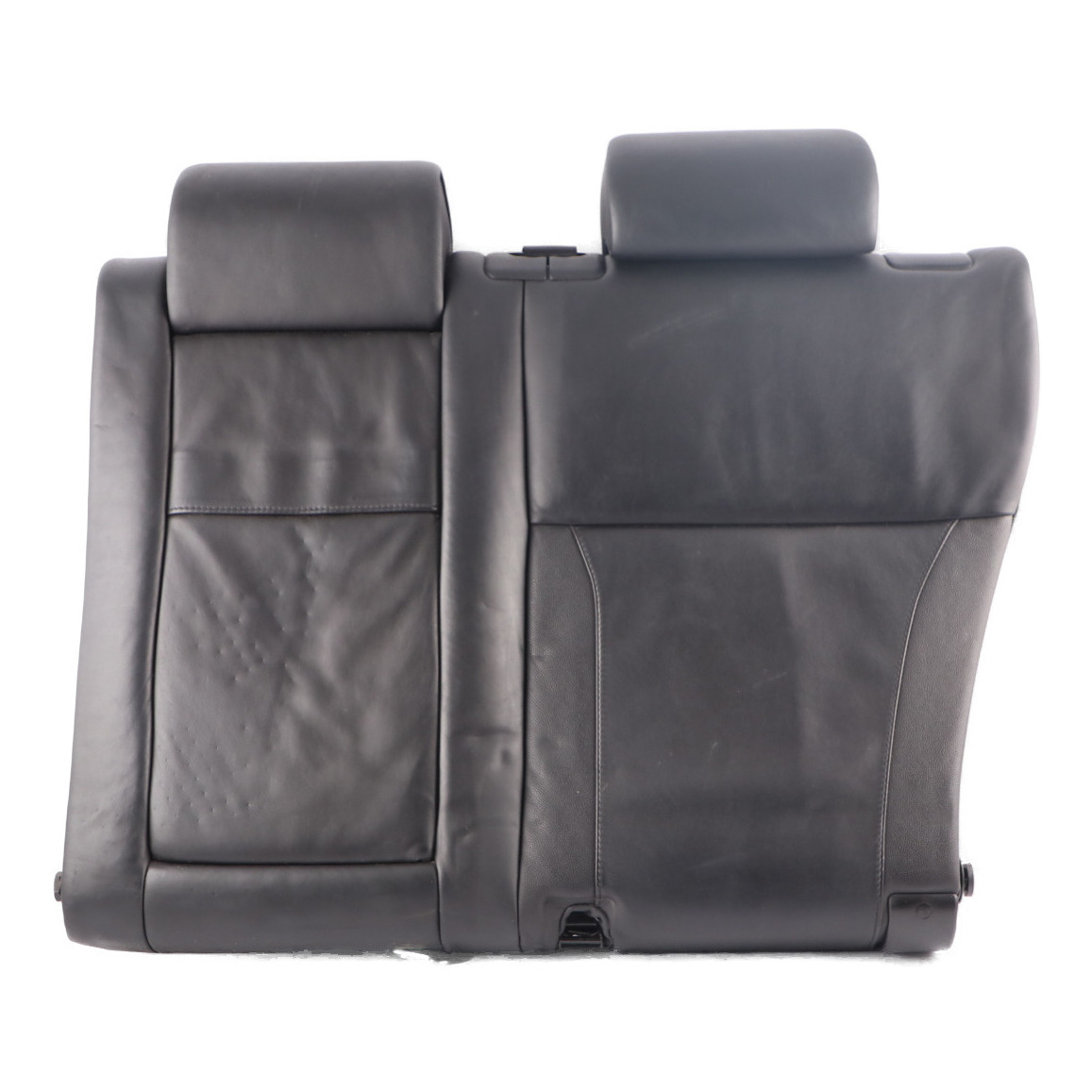 BMW X5 E53 Rear Left Seat N/S Black Walknappa Exclusive Leather Backrest Cover