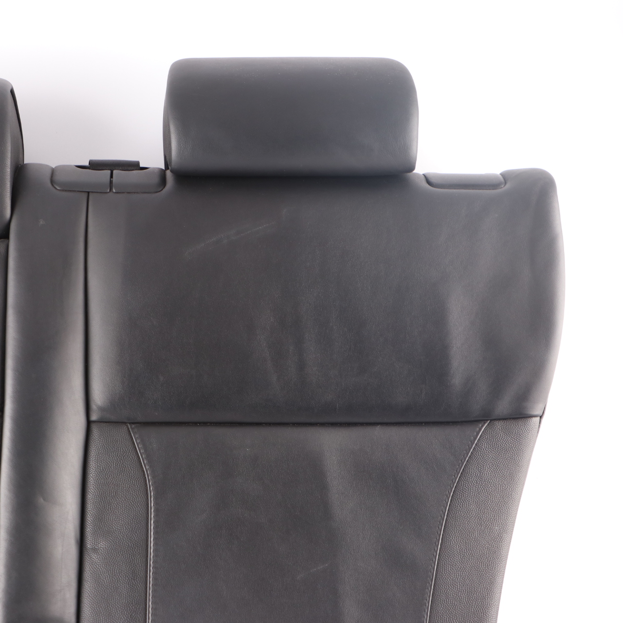 BMW X5 E53 Rear Left Seat N/S Black Walknappa Exclusive Leather Backrest Cover