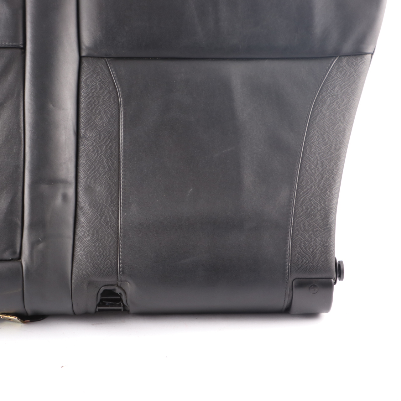 BMW X5 E53 Rear Left Seat N/S Black Walknappa Exclusive Leather Backrest Cover