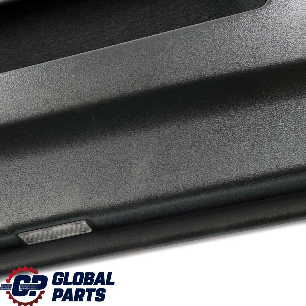 BMW 7 Series E65 E66 Front Right O/S Door Card Leather Pearl Black Lining Trim