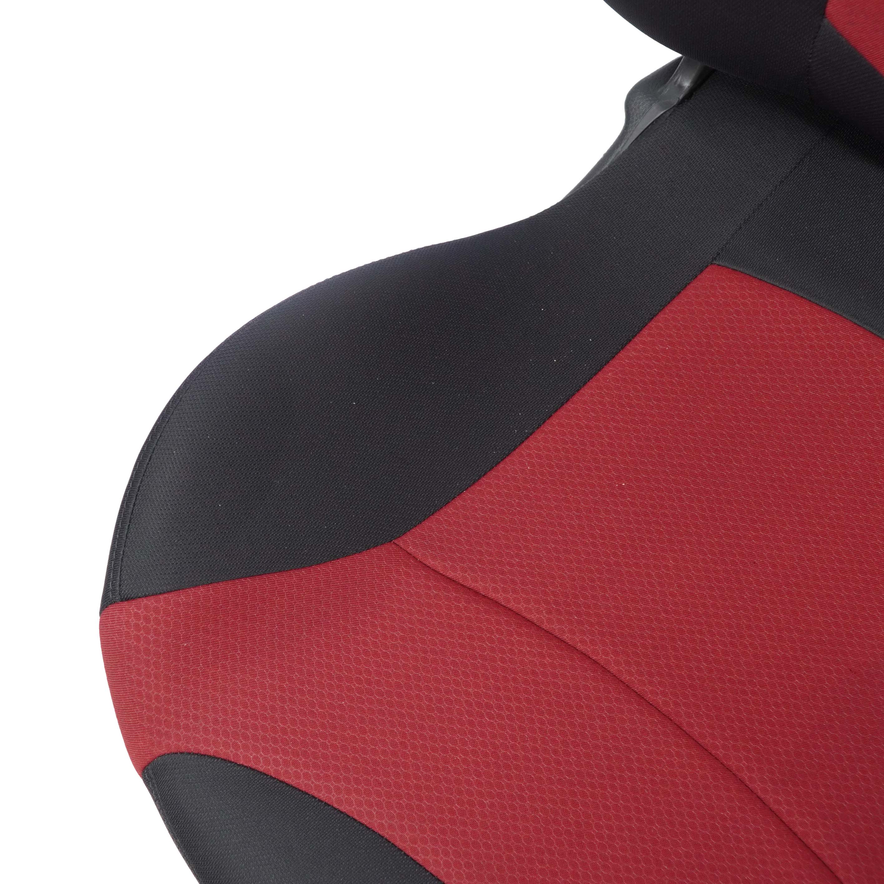 Mini Cooper R50 R52 Cabrio Front Left N/S Sport Seat Cloth Molette Tartan Red