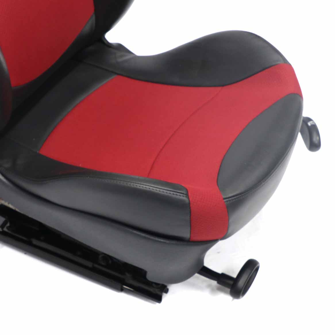 Mini Cooper One R50 R52 Cloth Fabric / Leather Front Left N/S Sport Seat Red