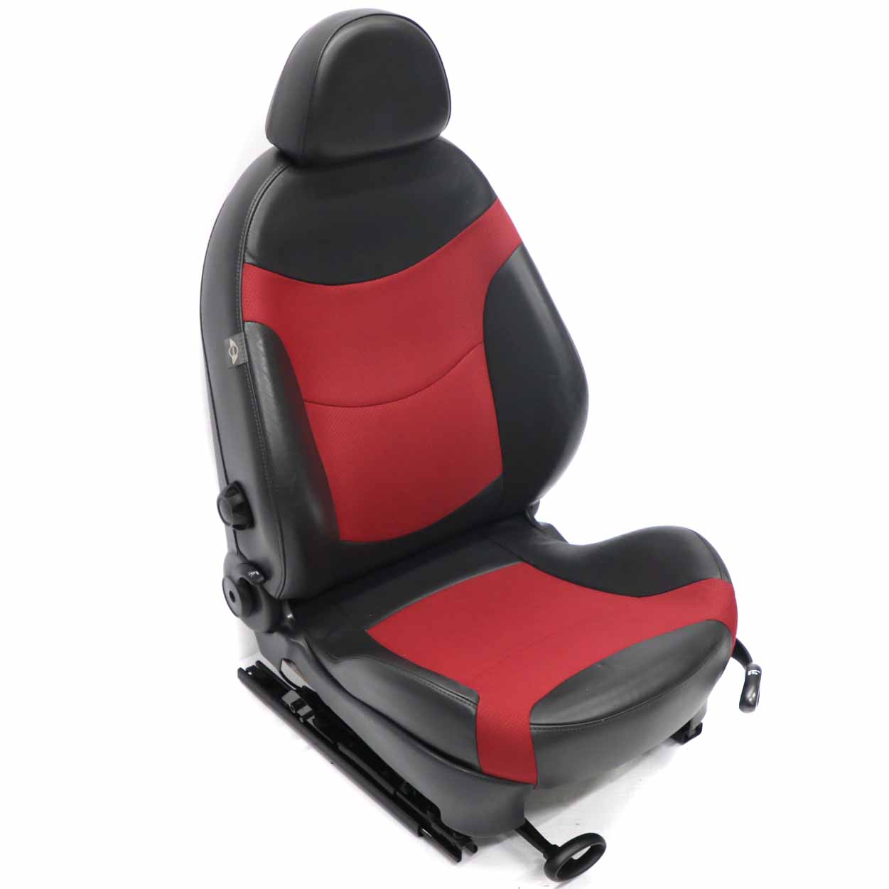 Mini Cooper One R50 R52 Cloth Fabric / Leather Front Left N/S Sport Seat Red