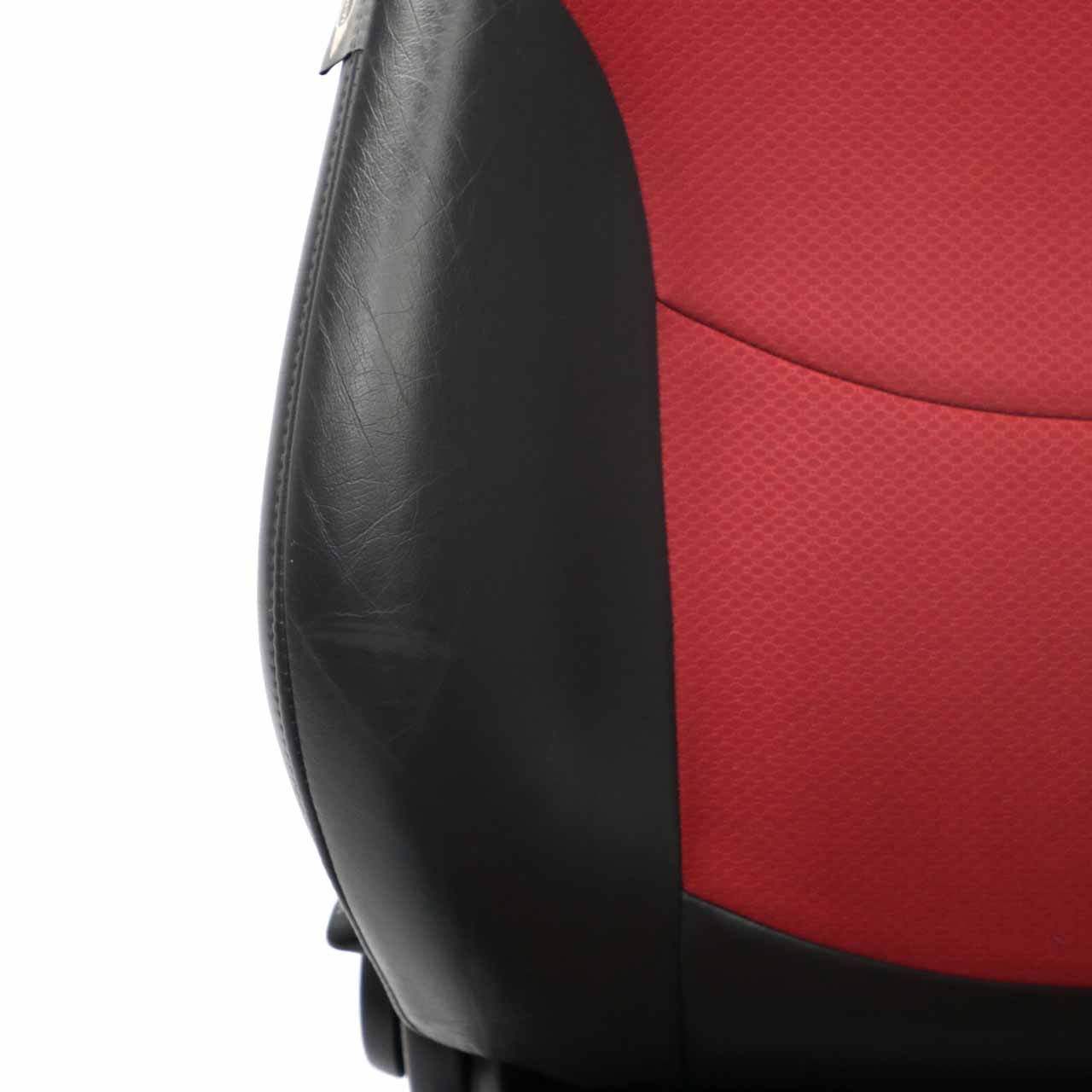 Mini Cooper One R50 R52 Cloth Fabric / Leather Front Left N/S Sport Seat Red