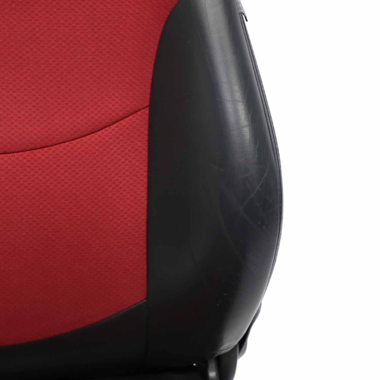 Mini Cooper One R50 R52 Cloth Fabric / Leather Front Left N/S Sport Seat Red