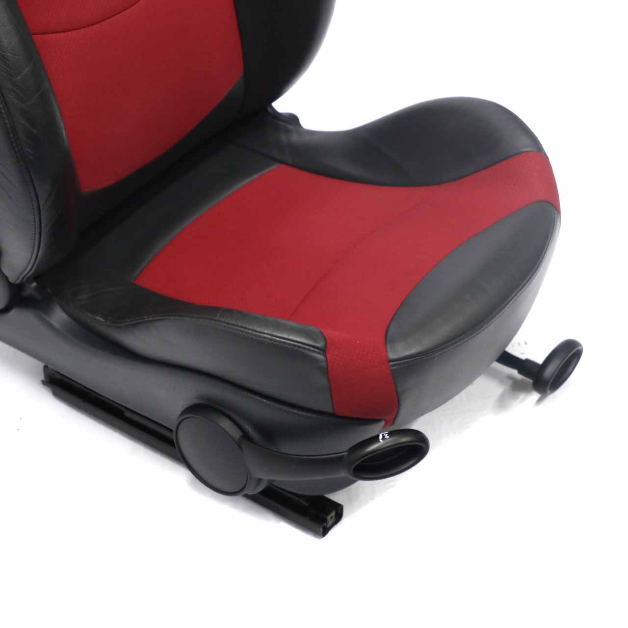 Mini Cooper One R50 R52 Cloth Fabric / Leather Front Right O/S Sport Seat Red