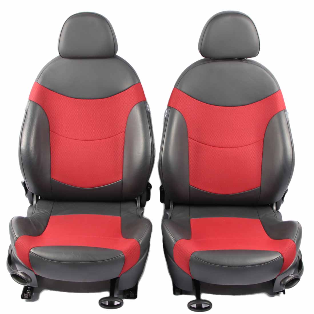 Seats Mini Cooper R50 R53 Cloth Leather Molette Red Set Interior Front Rear Seat