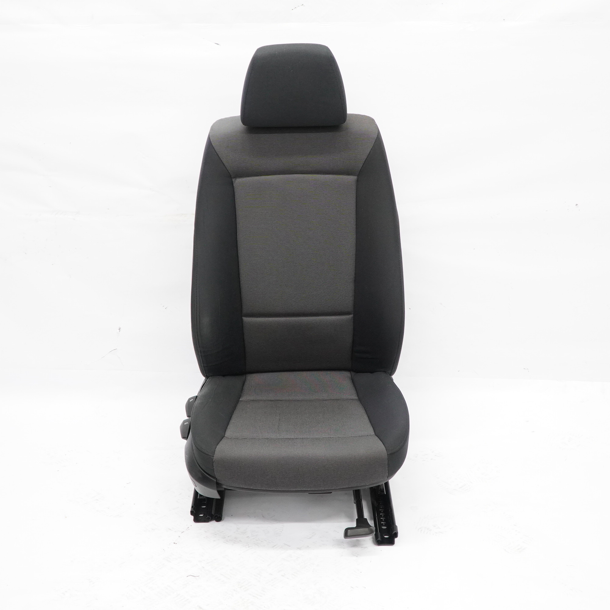 BMW E87 Front Right O/S Seat Cloth Fabric Moiré / Anthracite Interior