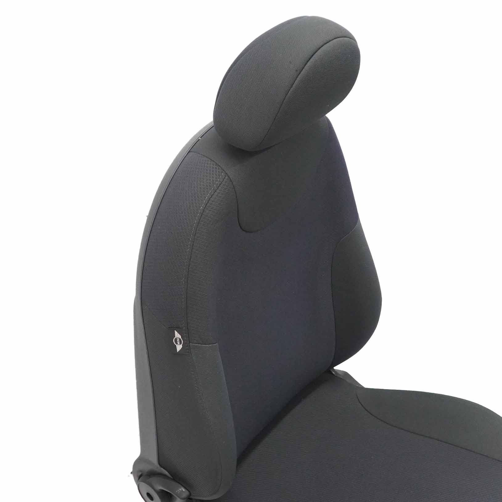 Mini Cooper R50 R52 Front Left N/S Cloth Fabric Molette Seat Panther Black