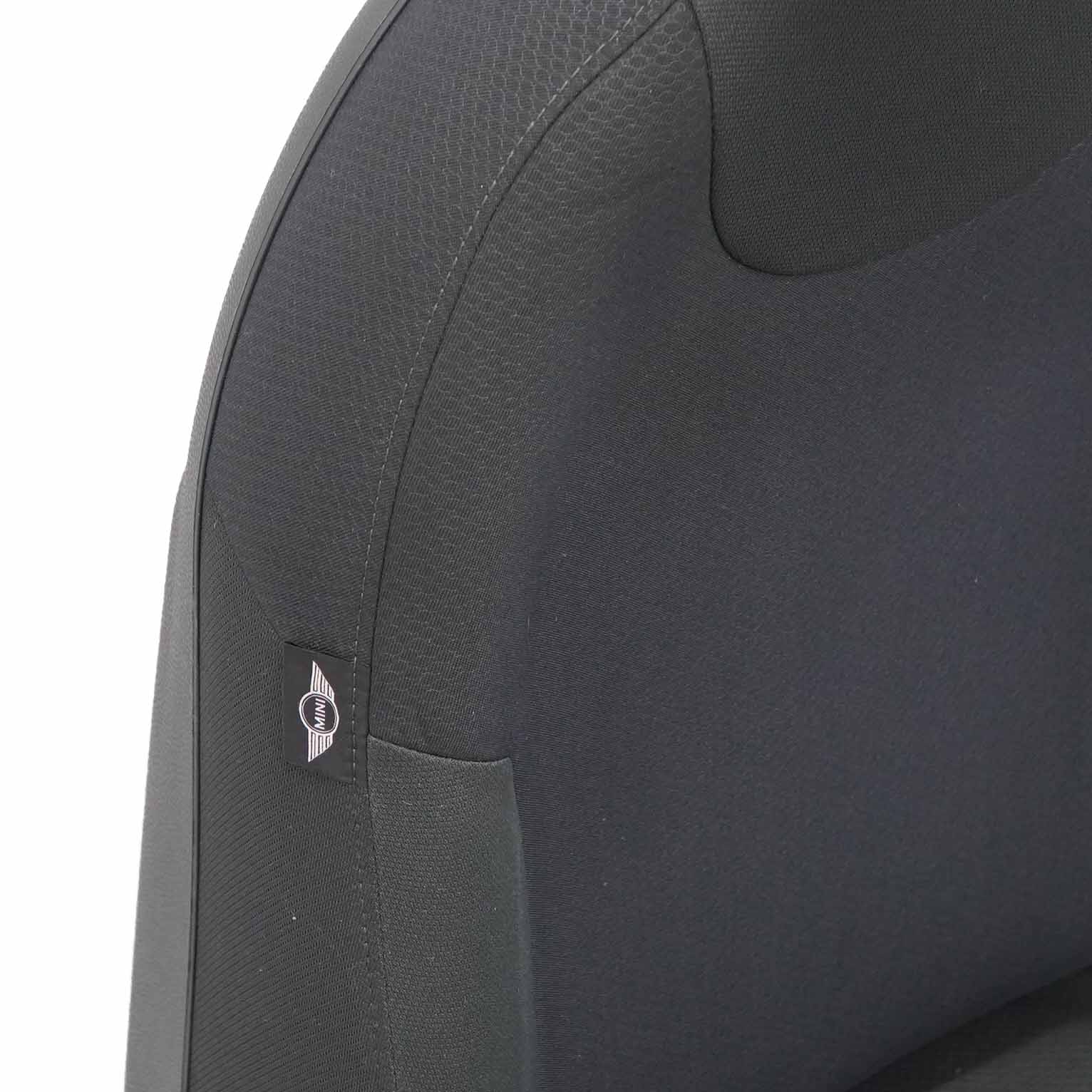 Mini Cooper R50 R52 Front Left N/S Cloth Fabric Molette Seat Panther Black