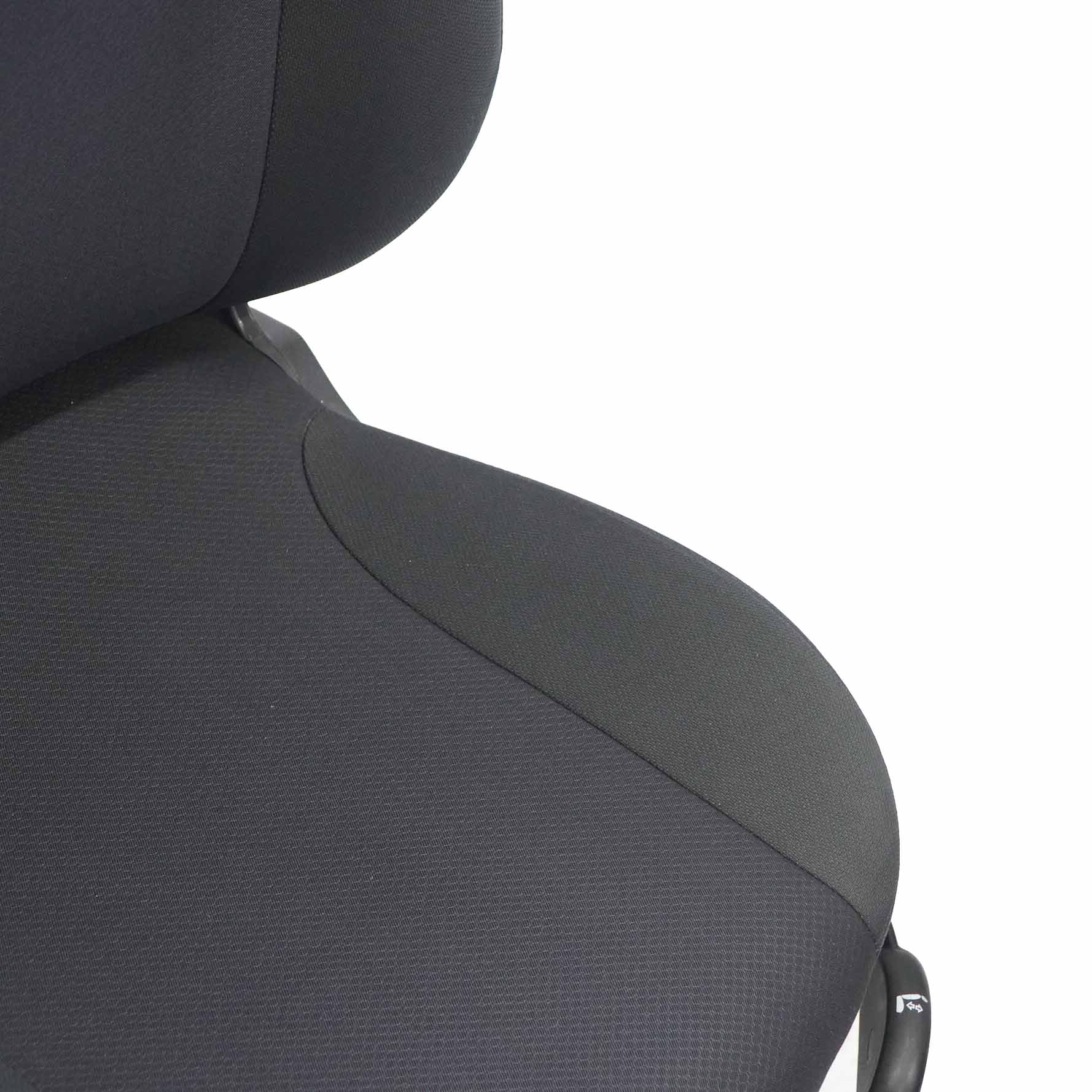 Mini Cooper R50 R52 Front Left N/S Cloth Fabric Molette Seat Panther Black