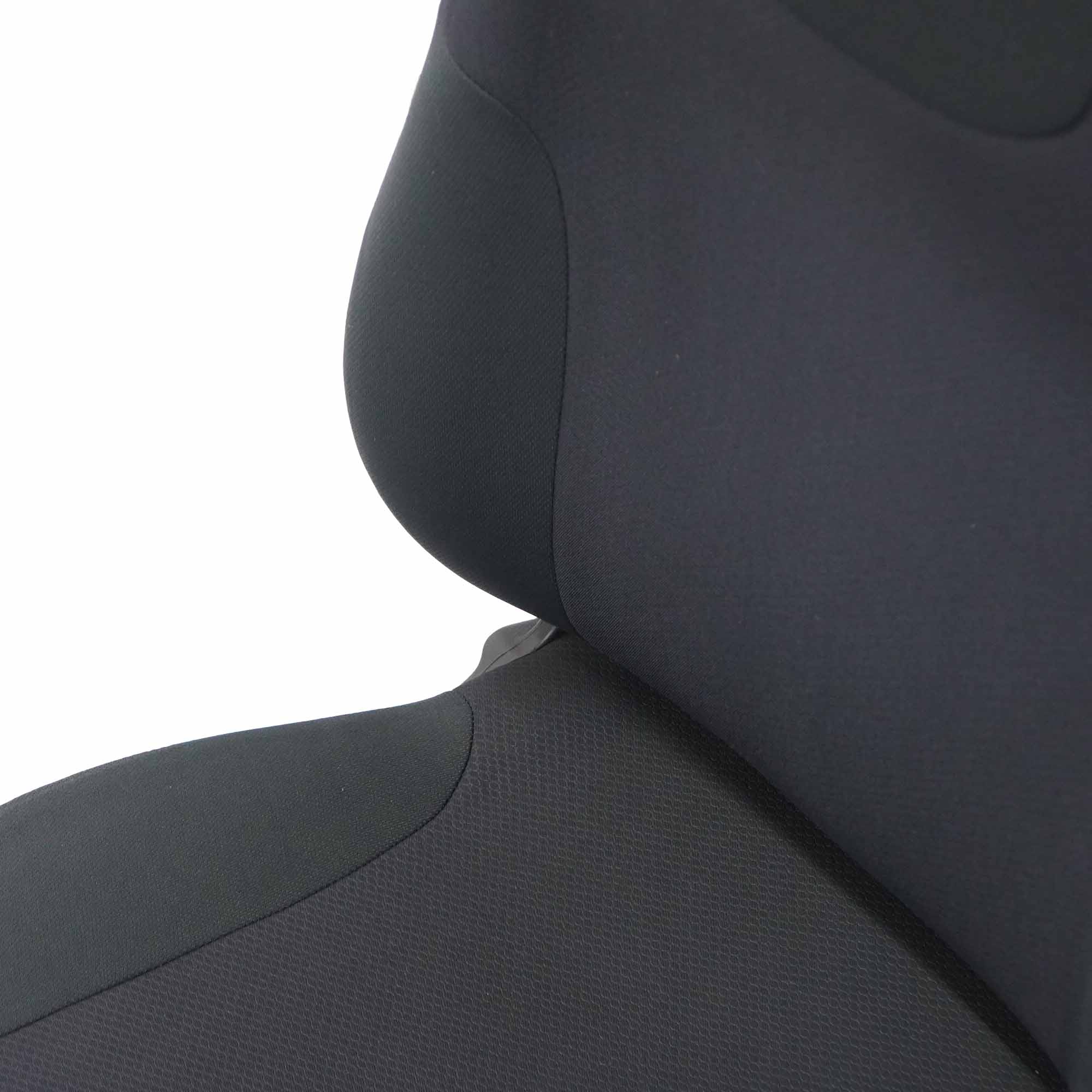 Mini Cooper R50 R52 Front Left N/S Cloth Fabric Molette Seat Panther Black