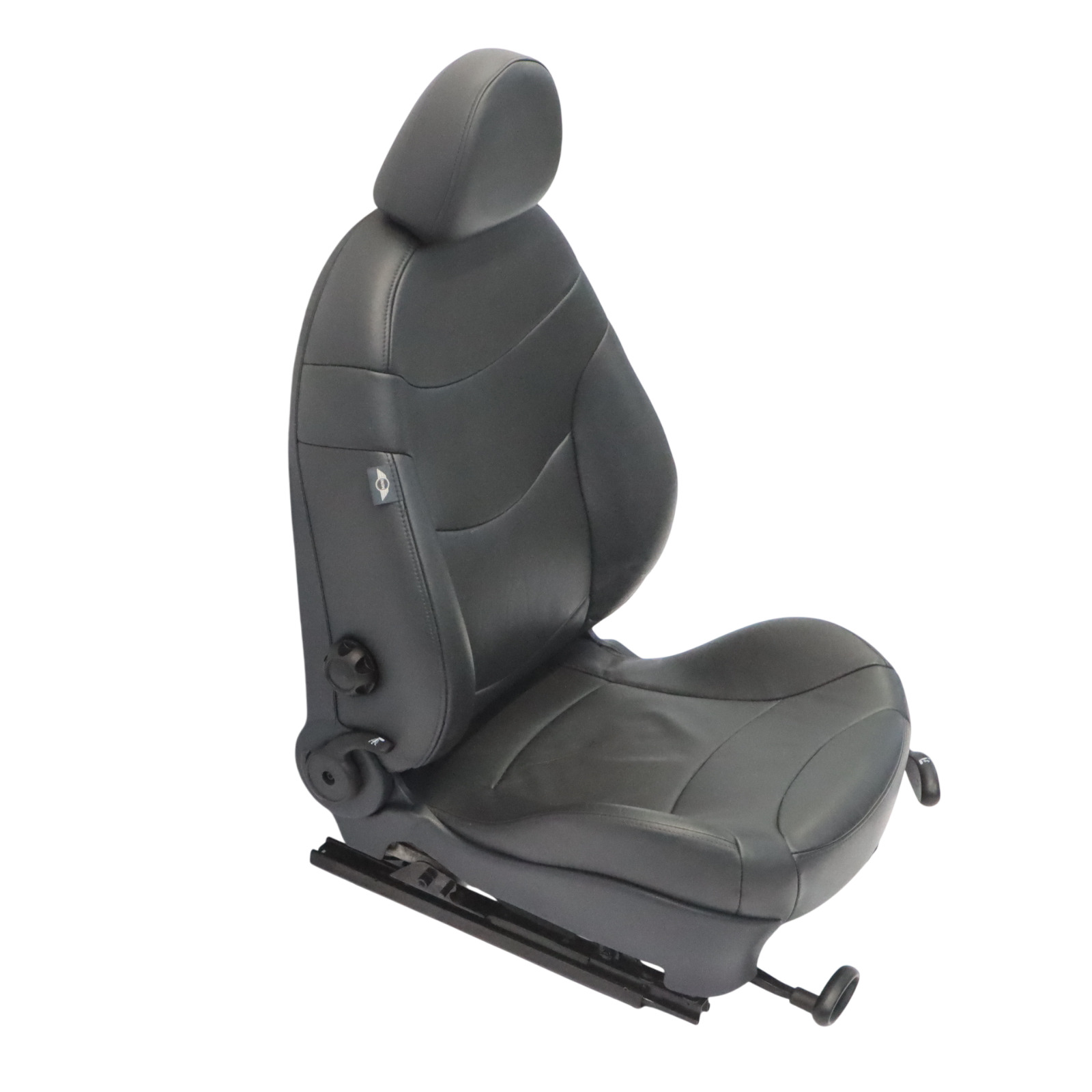 Mini Cooper One R50 R53 Sport Seat Front Left N/S Leather Gravity Panther Black