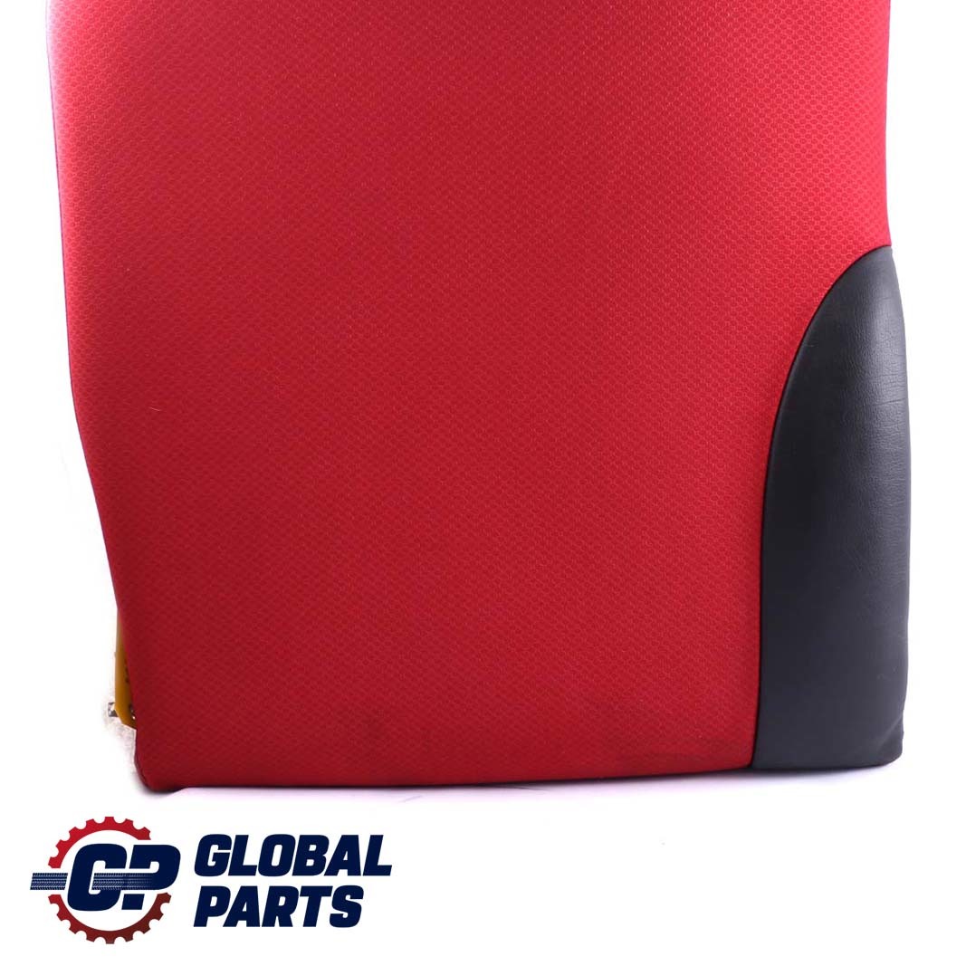 BMW Mini Cabrio R52 Rear Right O/S Seat Backrest Cloth Leather Tartan Red