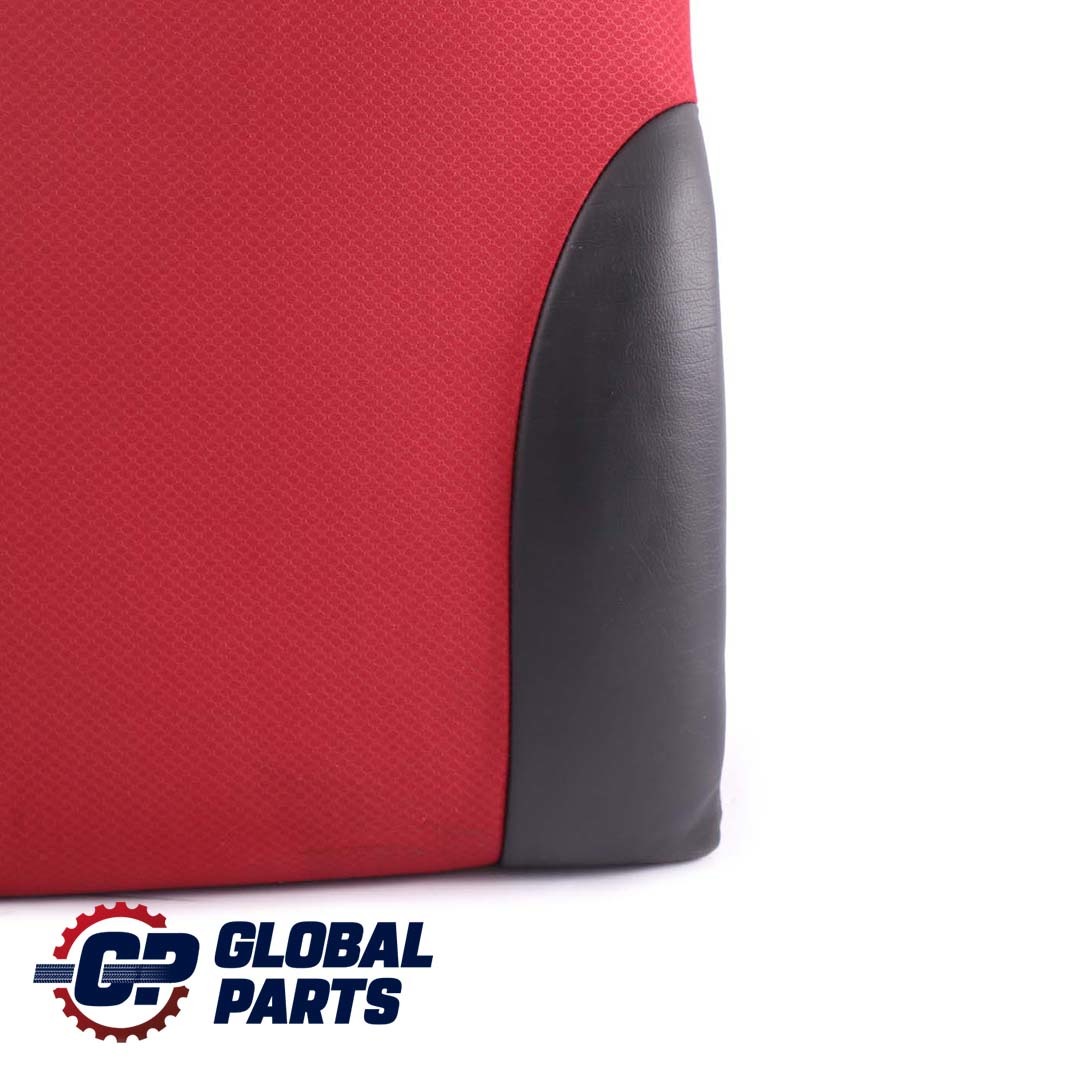 BMW Mini Cabrio R52 Rear Right O/S Seat Backrest Cloth Leather Tartan Red