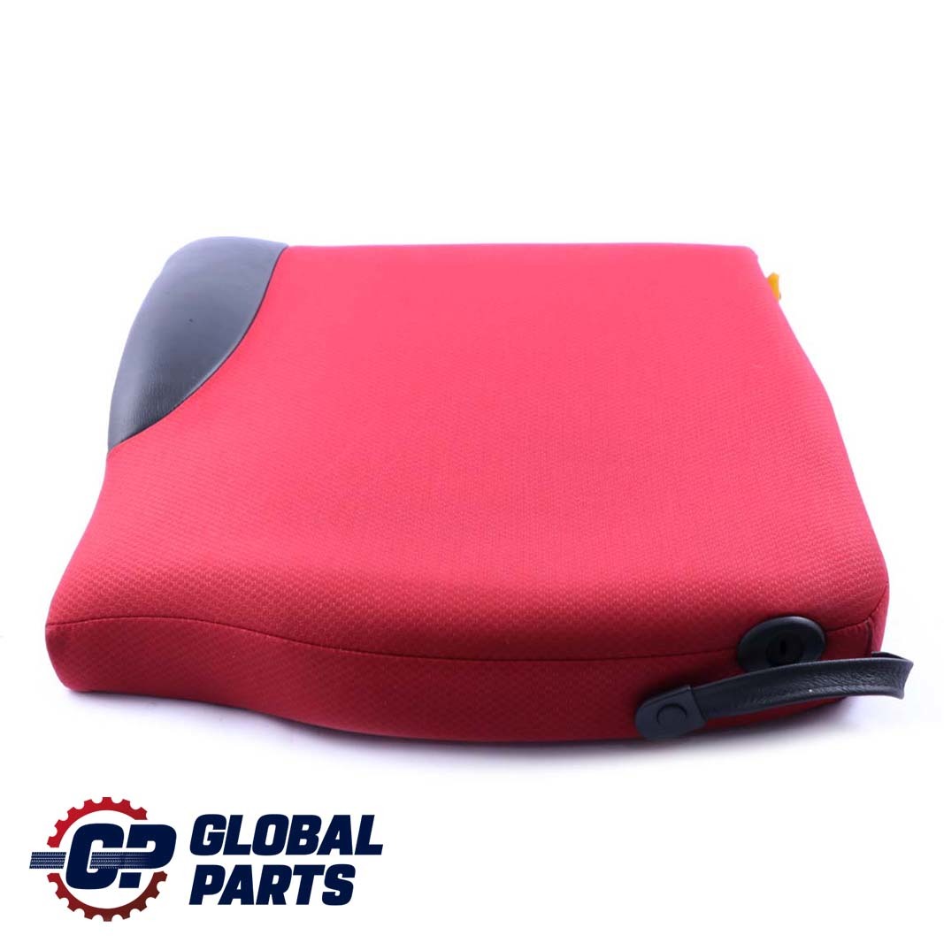 BMW Mini Cabrio R52 Rear Right O/S Seat Backrest Cloth Leather Tartan Red