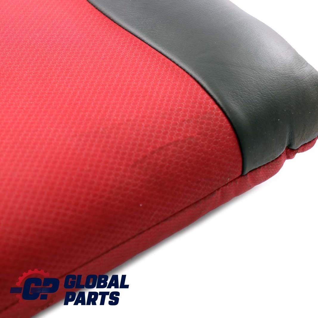 BMW Mini Cabrio R52 Rear Right O/S Seat Backrest Cloth Leather Tartan Red