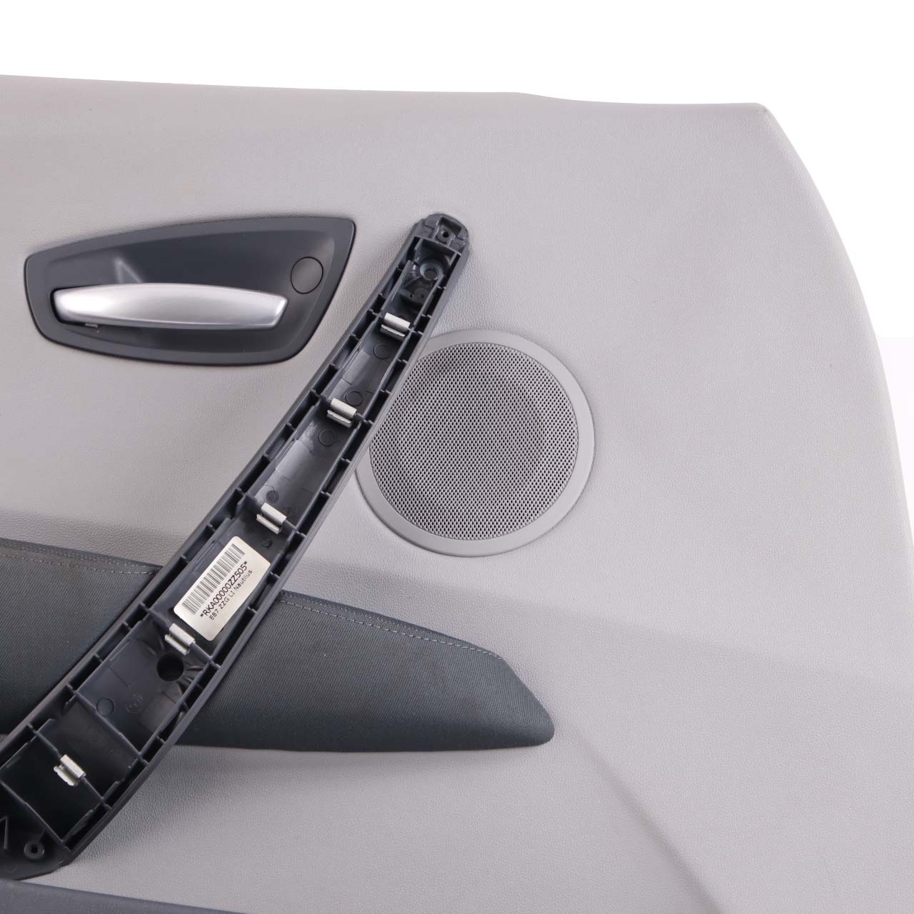 BMW 1 E87 Front Left N/S Door Card Trim Panel Alaskagrau Alaska Grey Network