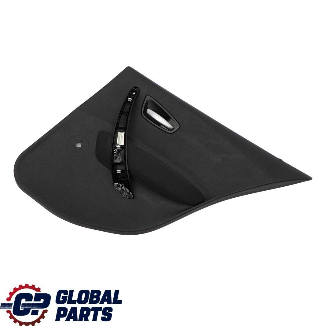 BMW 1 Series E87 Rear Right O/S Cloth Interior Door Card Panel Trim Black