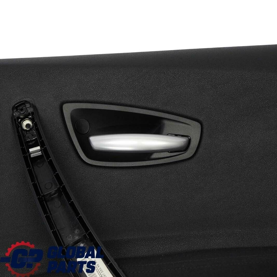 BMW 1 Series E87 Rear Right O/S Cloth Interior Door Card Panel Trim Black