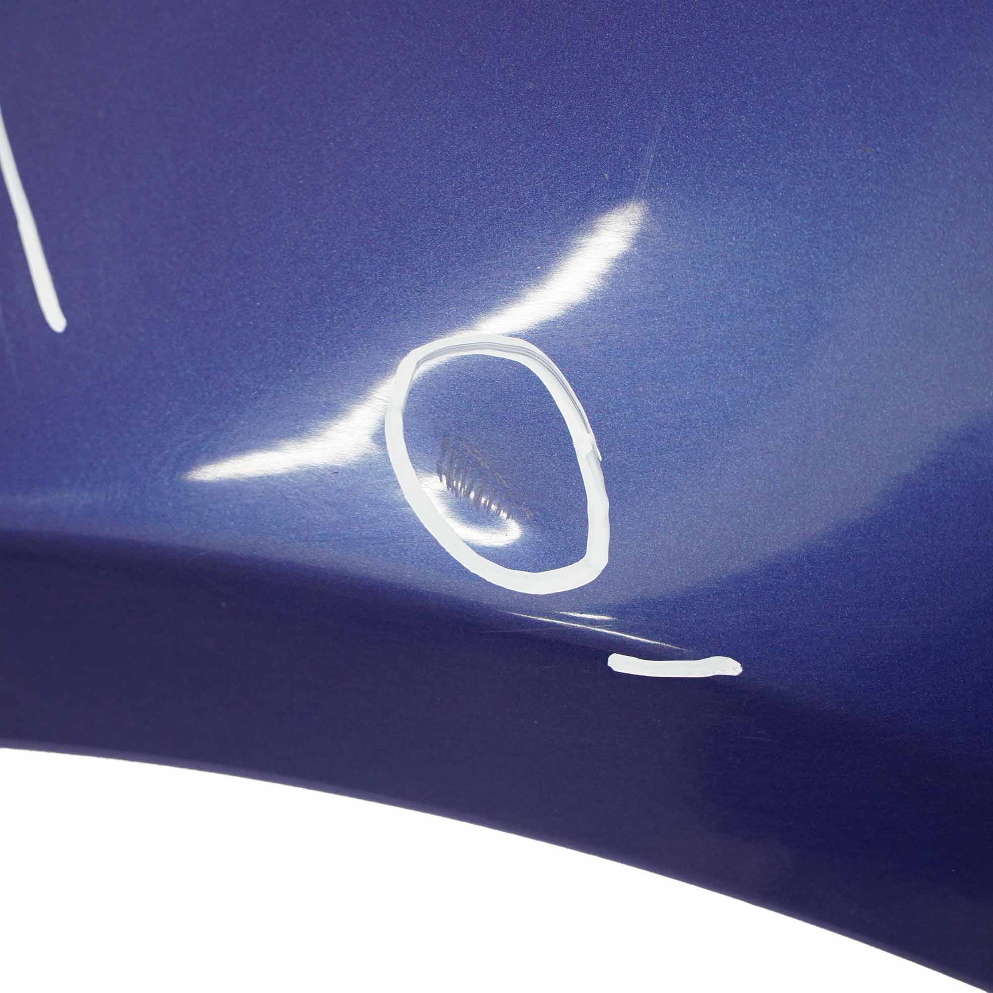 BMW E90 E91 Side Panel Fender Wing Front Left N/S Montegoblau Blue - A51