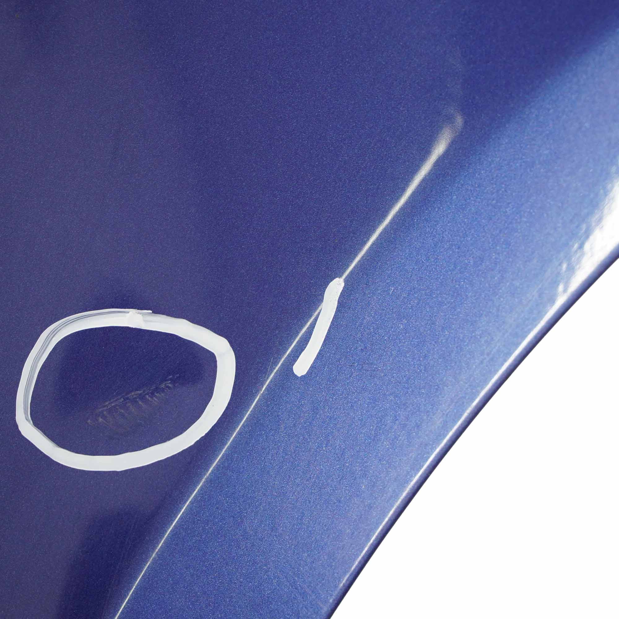 BMW E90 E91 Side Panel Fender Wing Front Left N/S Montegoblau Blue - A51