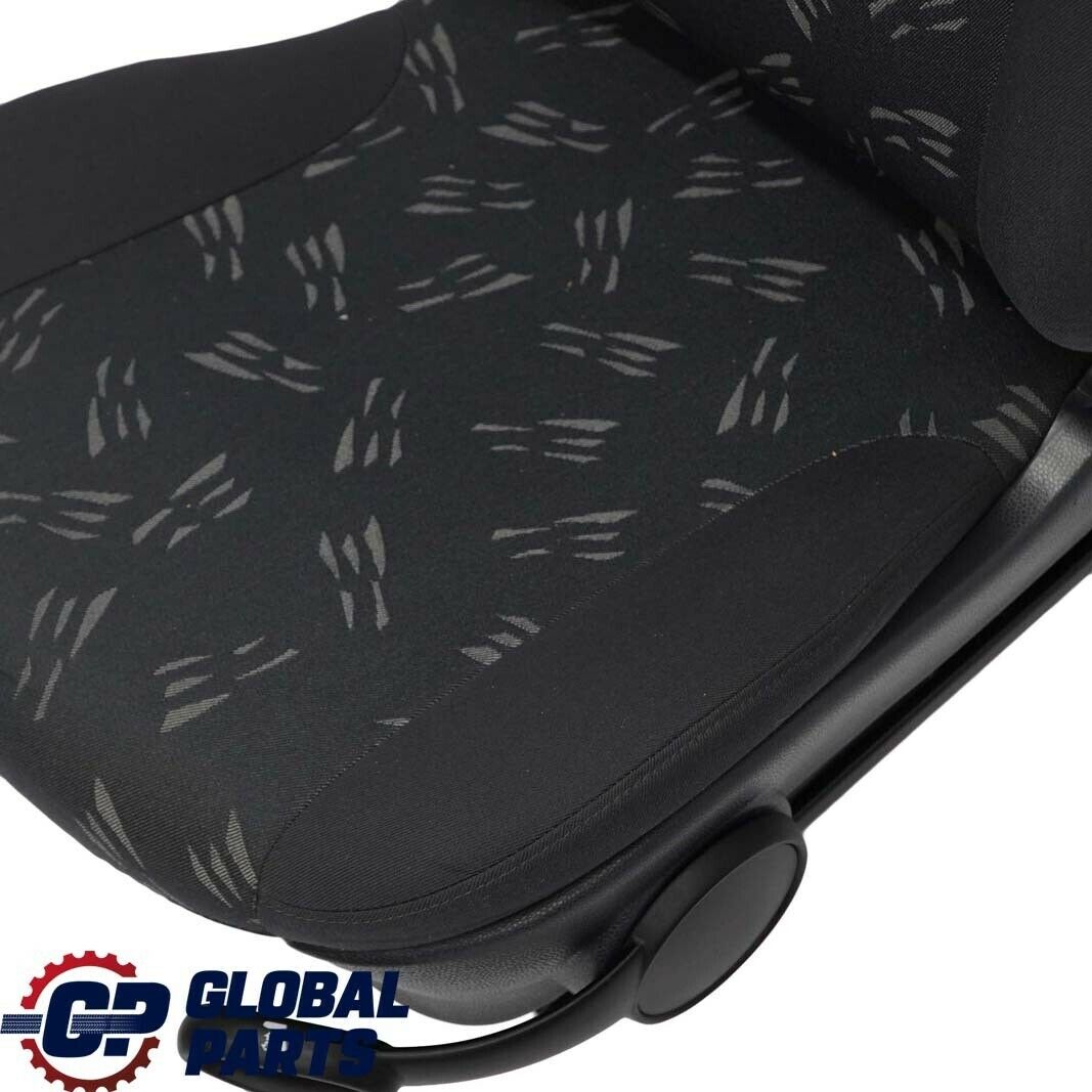 Mini Cooper One R50 Front Left N/S Cloth Fabric Random Seat Panther Black