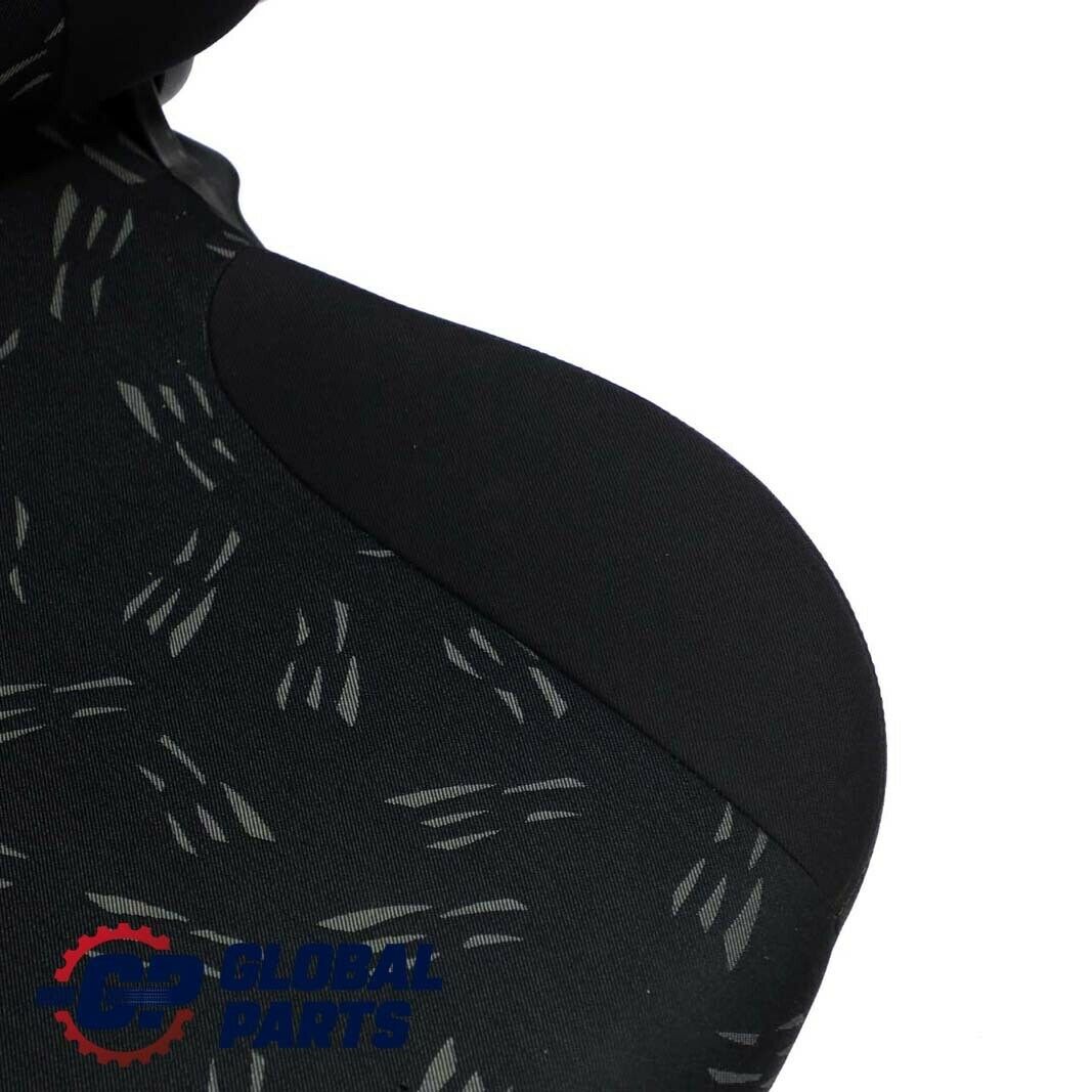 Mini Cooper One R50 Front Right O/S Cloth Fabric Random Seat Panther Black