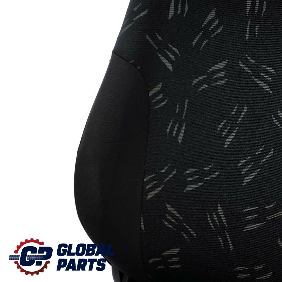 Mini Cooper One R50 Front Right O/S Cloth Fabric Random Seat Panther Black