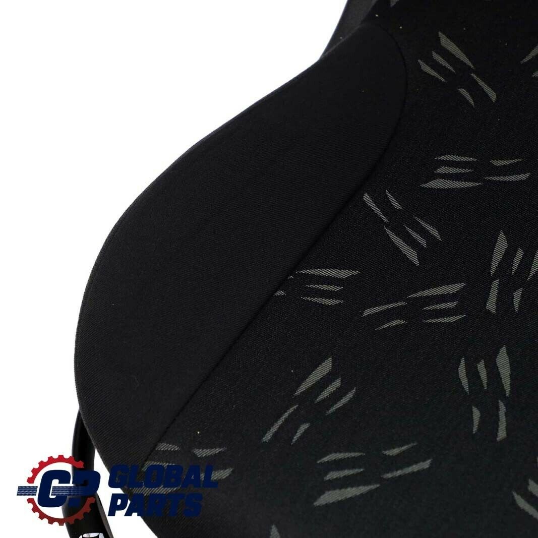 Mini Cooper One R50 Front Right O/S Cloth Fabric Random Seat Panther Black