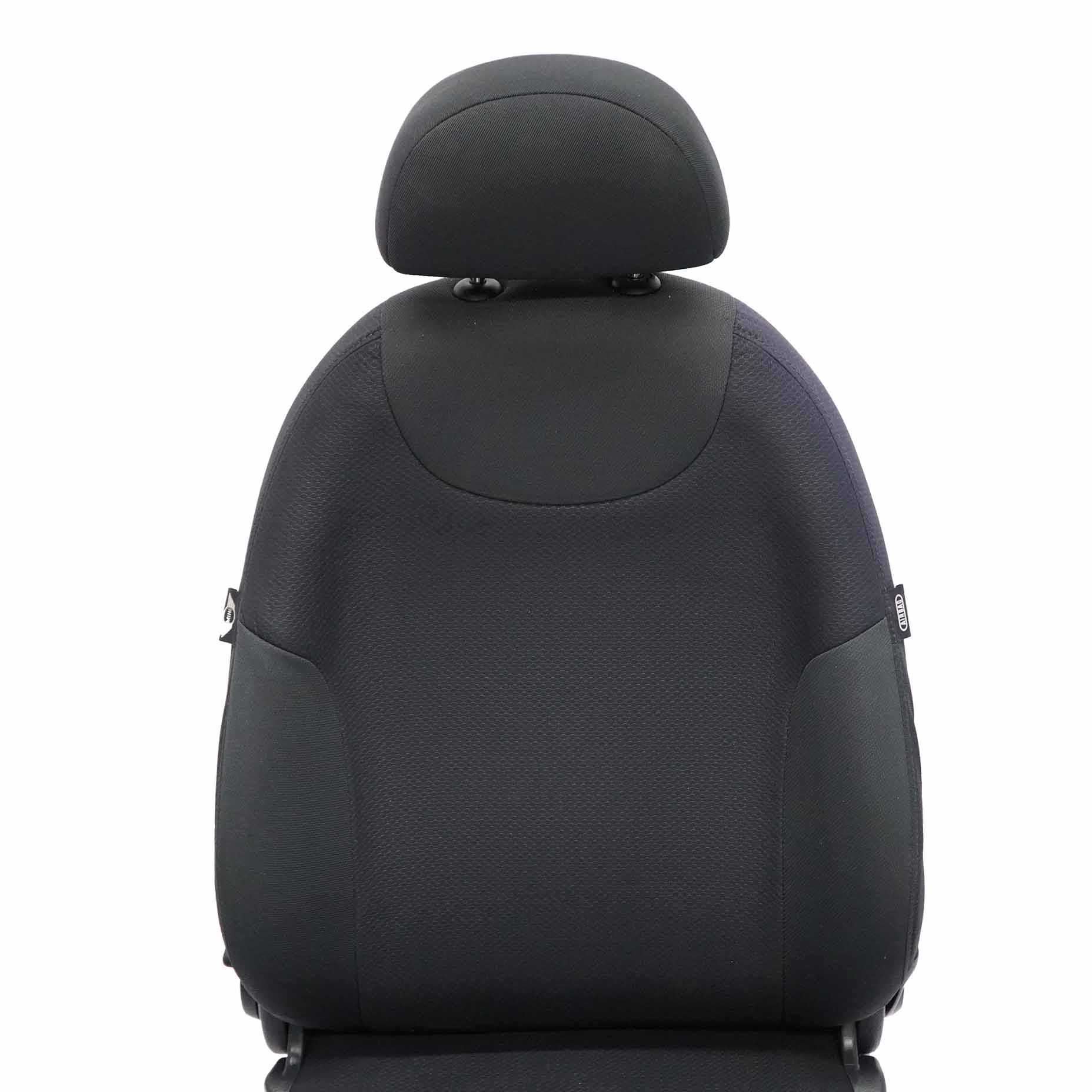 Mini Cooper R50 Front Left N/S Cloth Fabric Molette Seat Panther Black