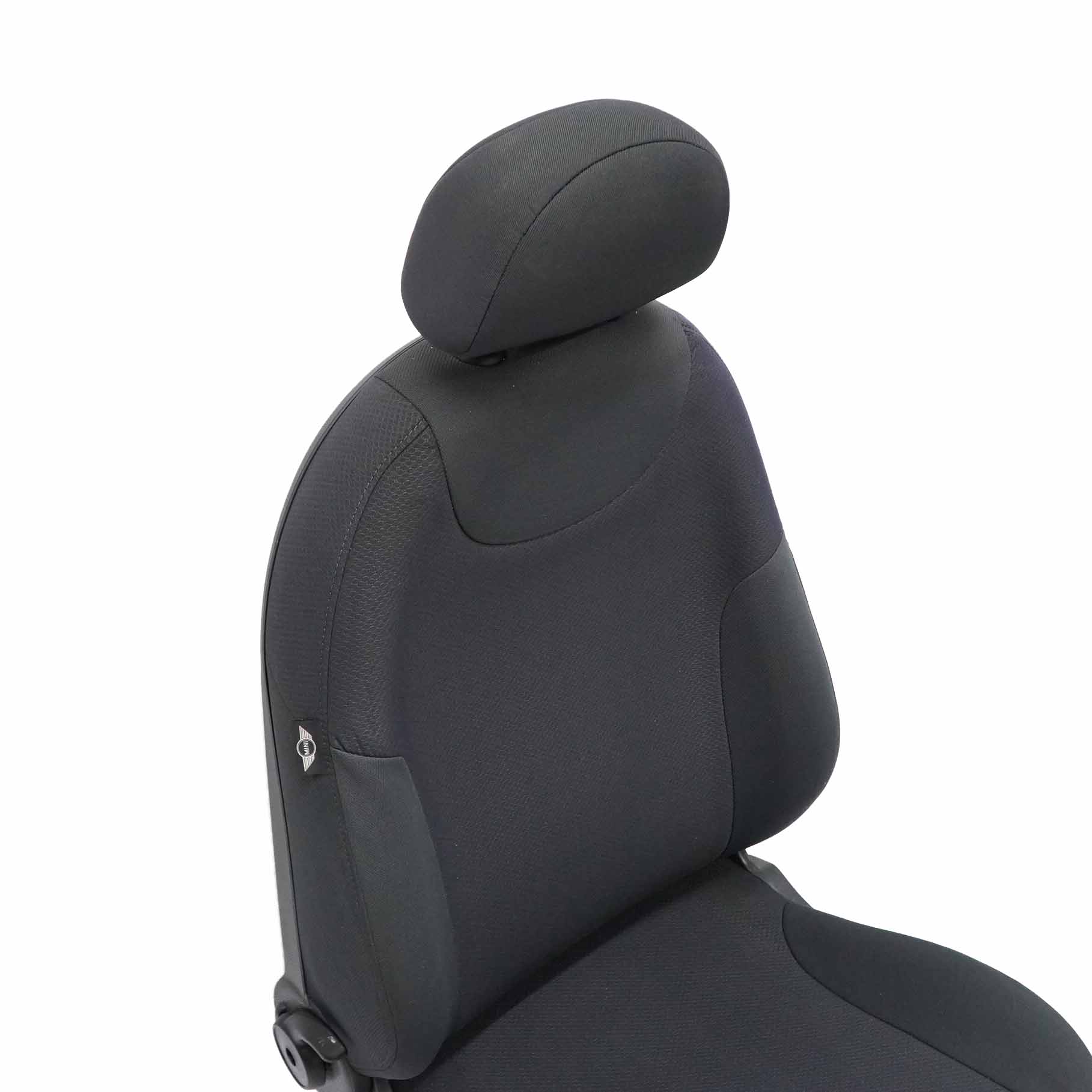 Mini Cooper R50 Front Left N/S Cloth Fabric Molette Seat Panther Black