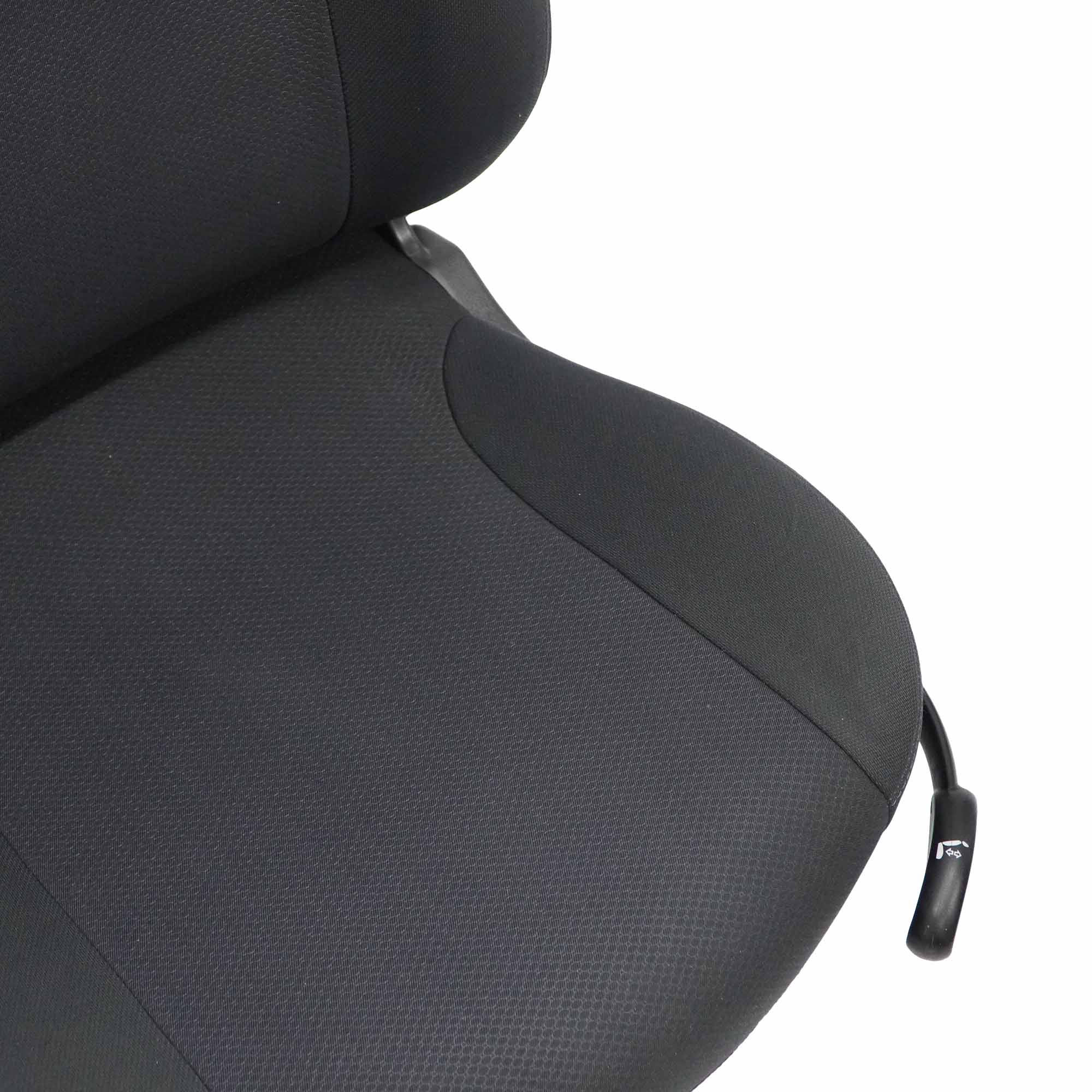 Mini Cooper R50 Front Left N/S Cloth Fabric Molette Seat Panther Black