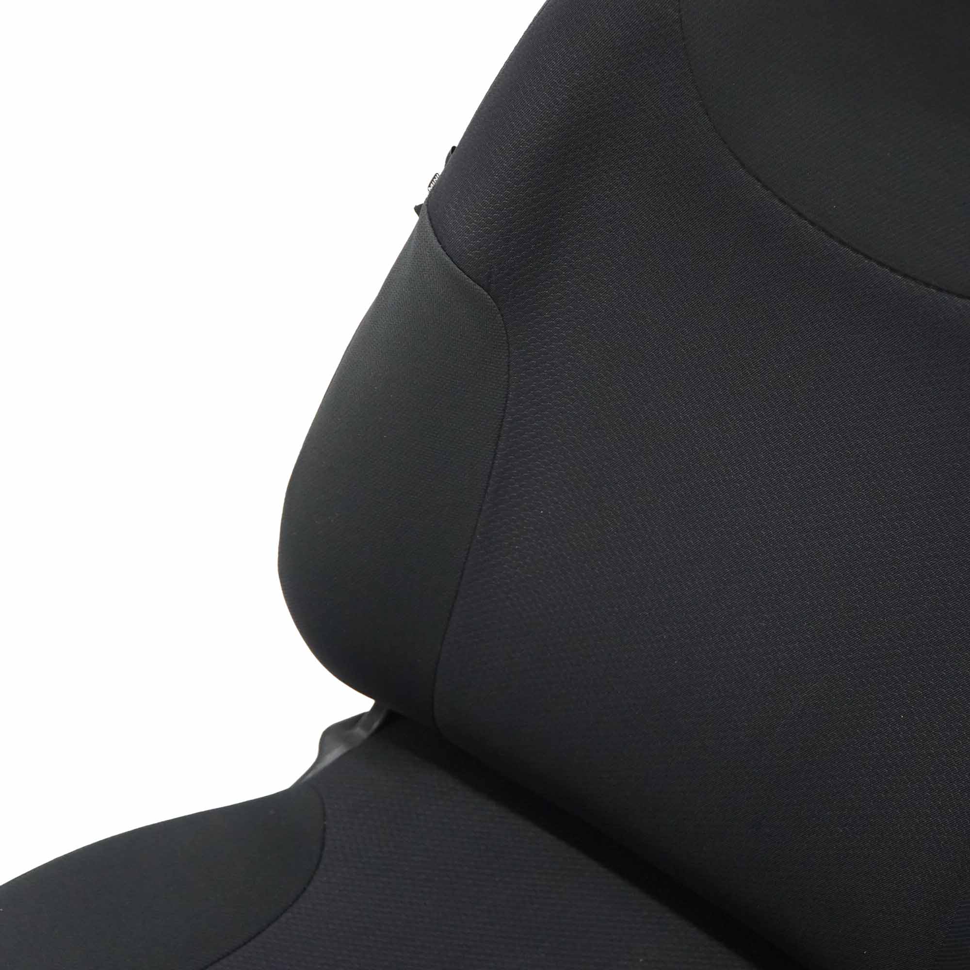 Mini Cooper R50 Front Left N/S Cloth Fabric Molette Seat Panther Black