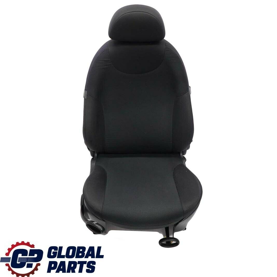 Mini Cooper One R50 Front Right O/S Cloth Fabric Molette Seat Panther Black