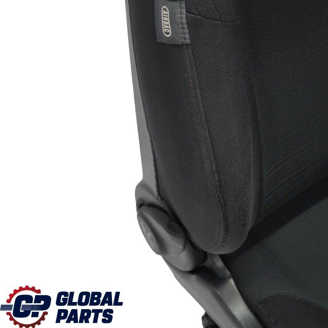 Mini Cooper One R50 Front Right O/S Cloth Fabric Molette Seat Panther Black