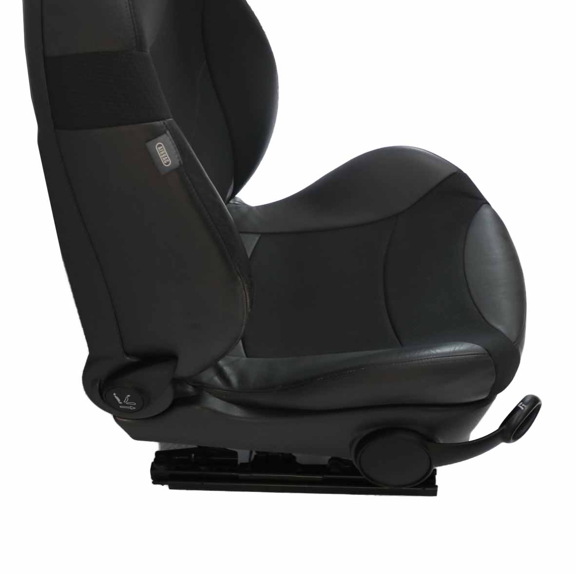 Mini Cooper R50 Fabric / Leather Front Right O/S Cloth Sport Seat Black