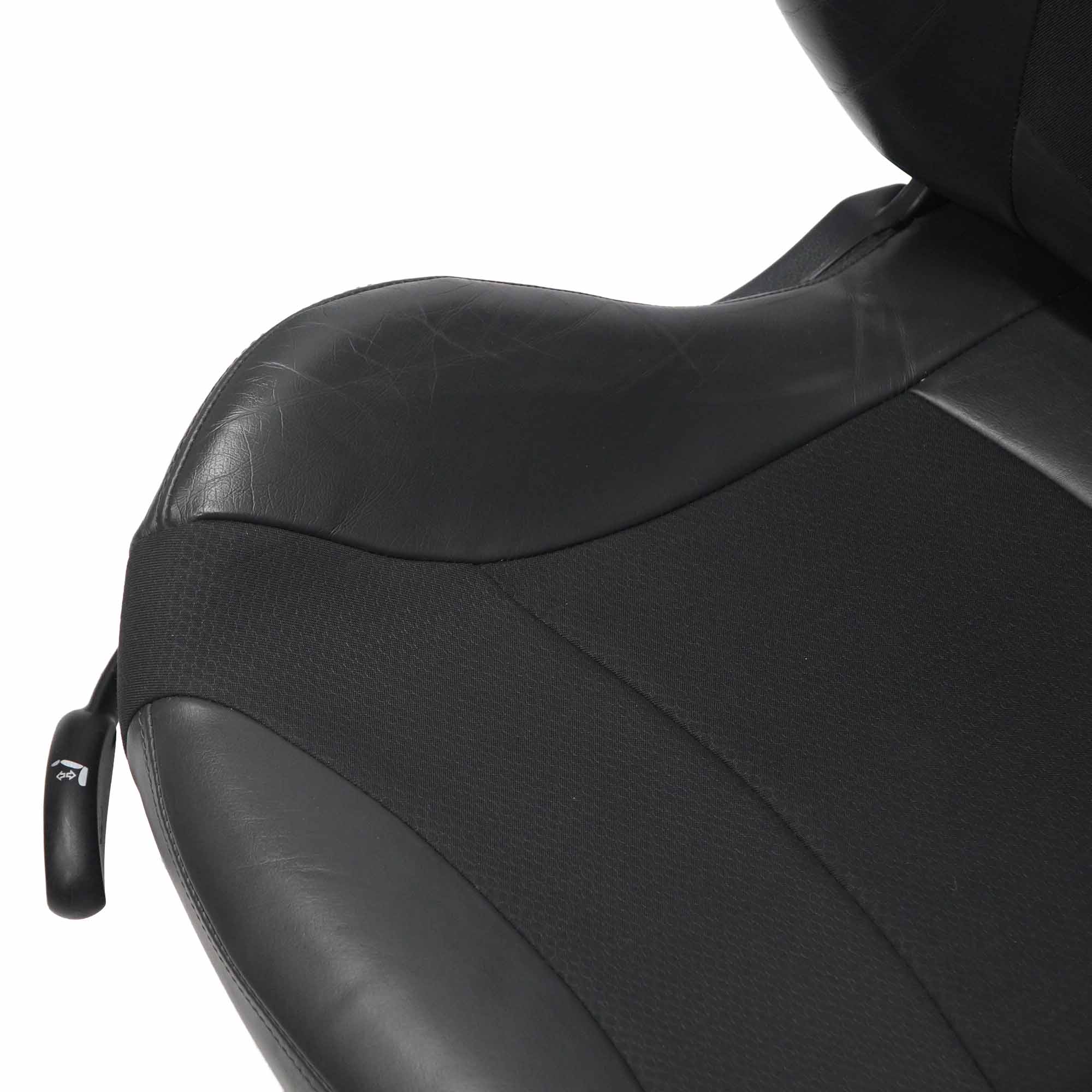 Front Sport Mini Cooper R50 Fabric / Leather Molette Right O/S Cloth Seat Black