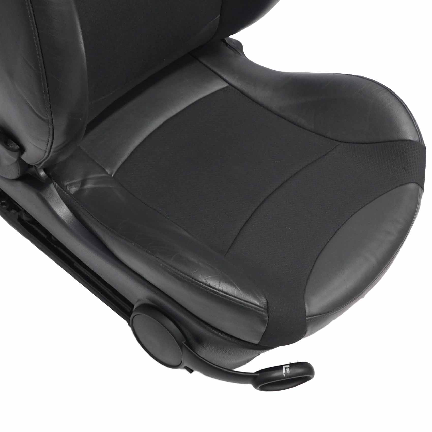 Front Sport Mini Cooper R50 Fabric / Leather Molette Right O/S Cloth Seat Black