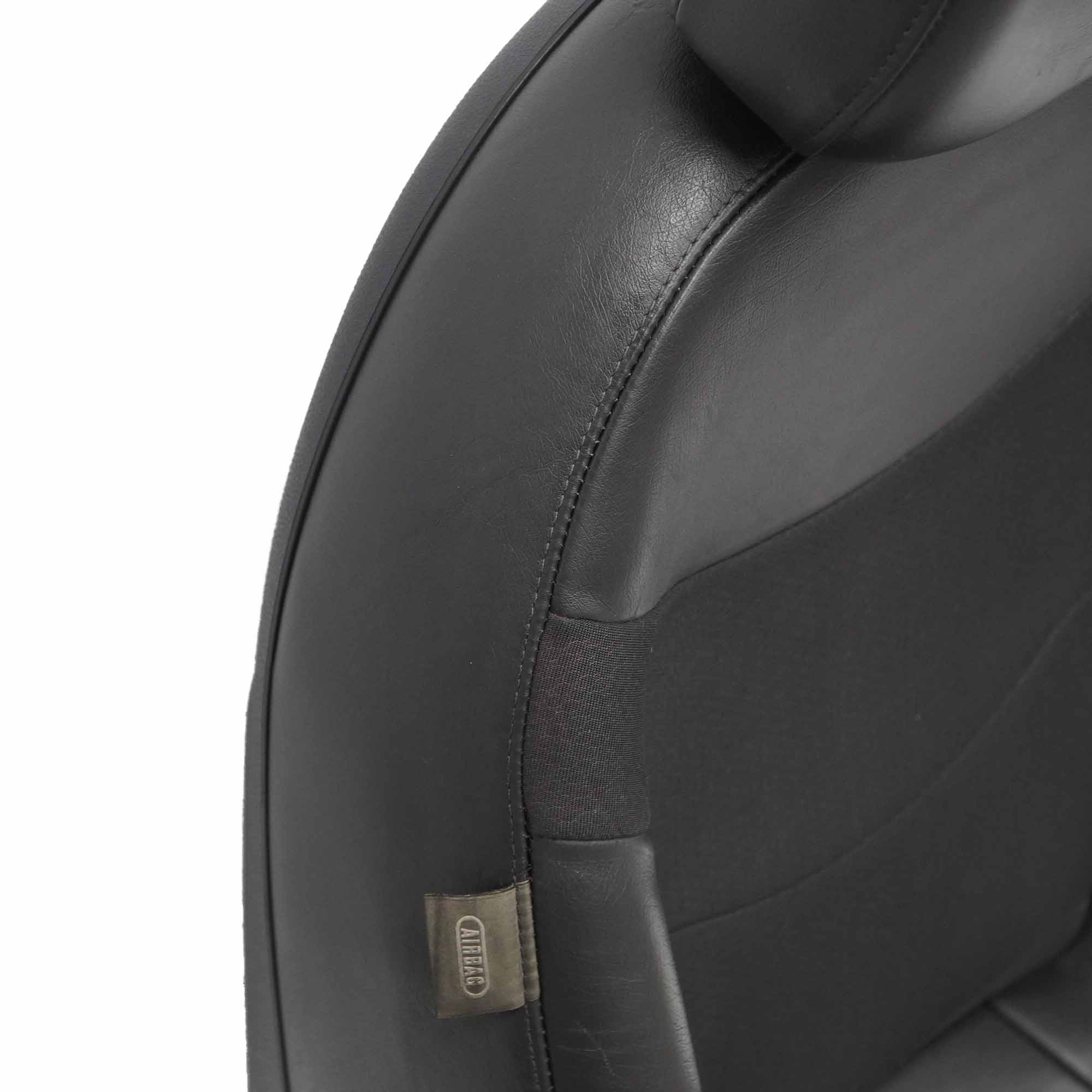 Front Sport Mini Cooper R50 Fabric / Leather Molette Right O/S Cloth Seat Black