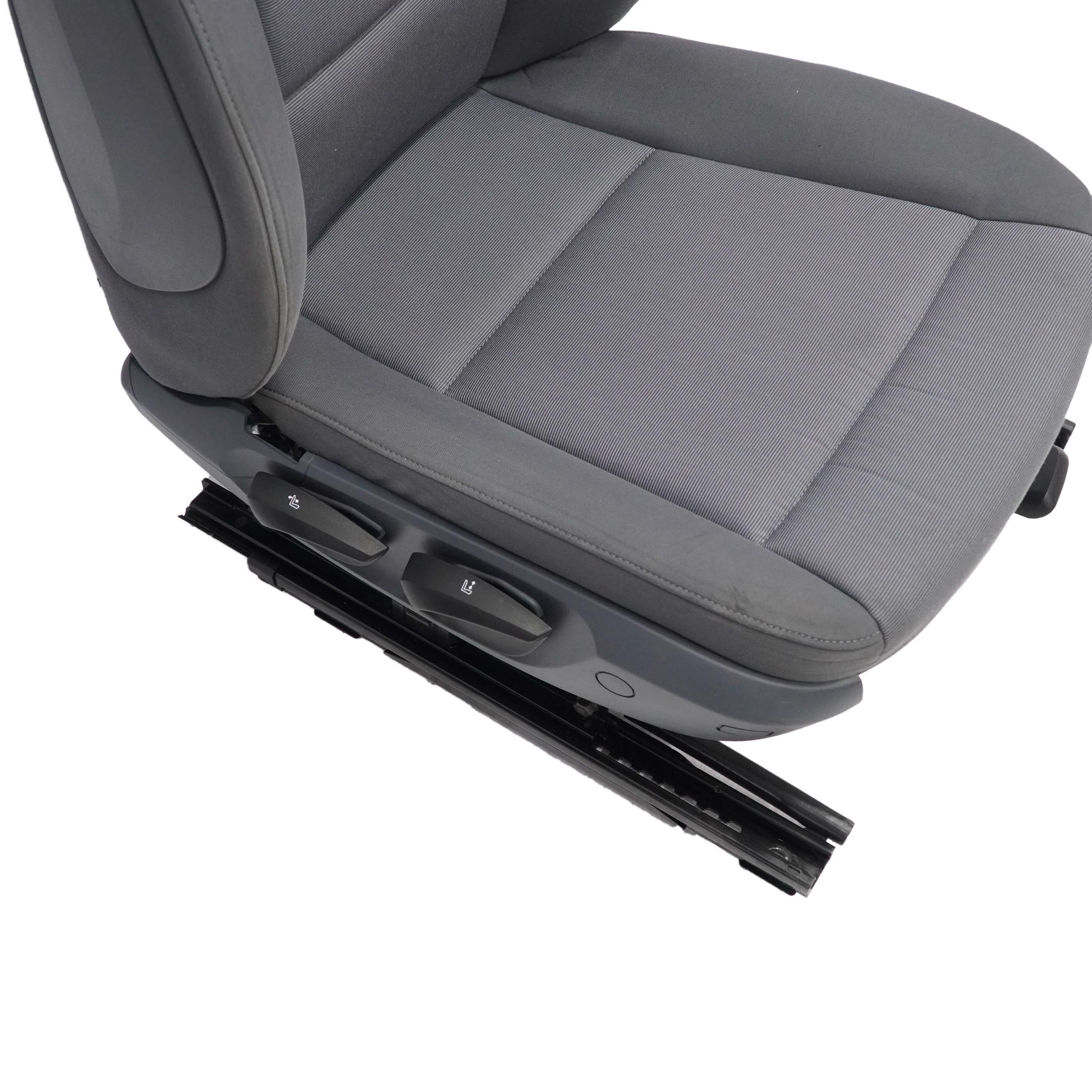 BMW 1 Series E87 Cloth Fabric Front Right O/S Seat Moire / Alaska Grau Grey