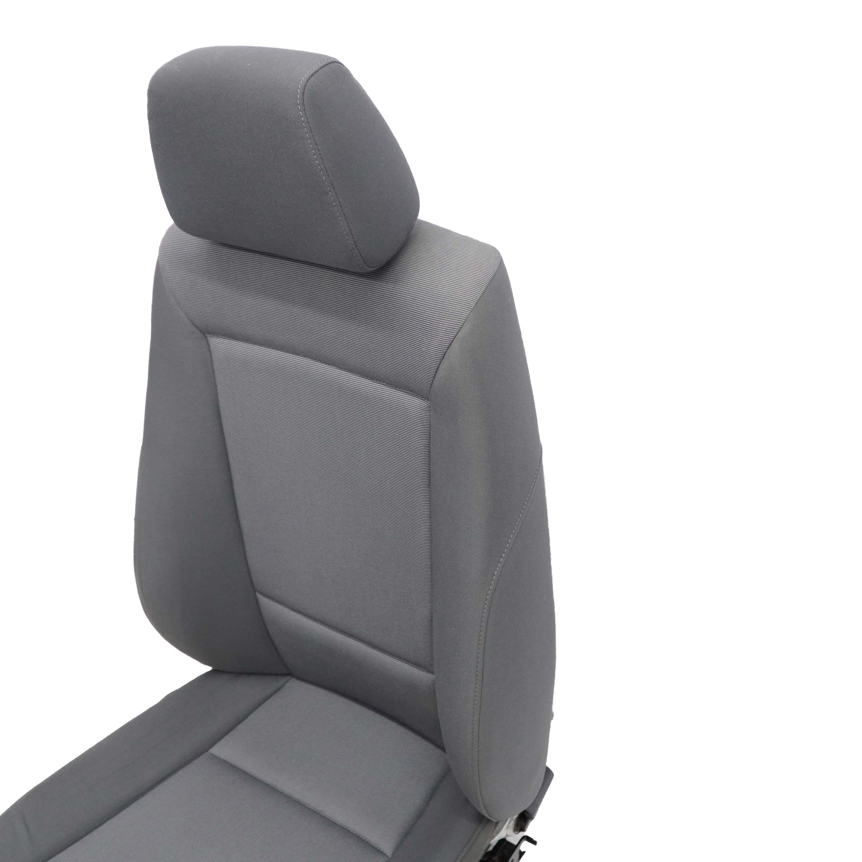 BMW 1 Series E87 Cloth Fabric Front Right O/S Seat Moire / Alaska Grau Grey