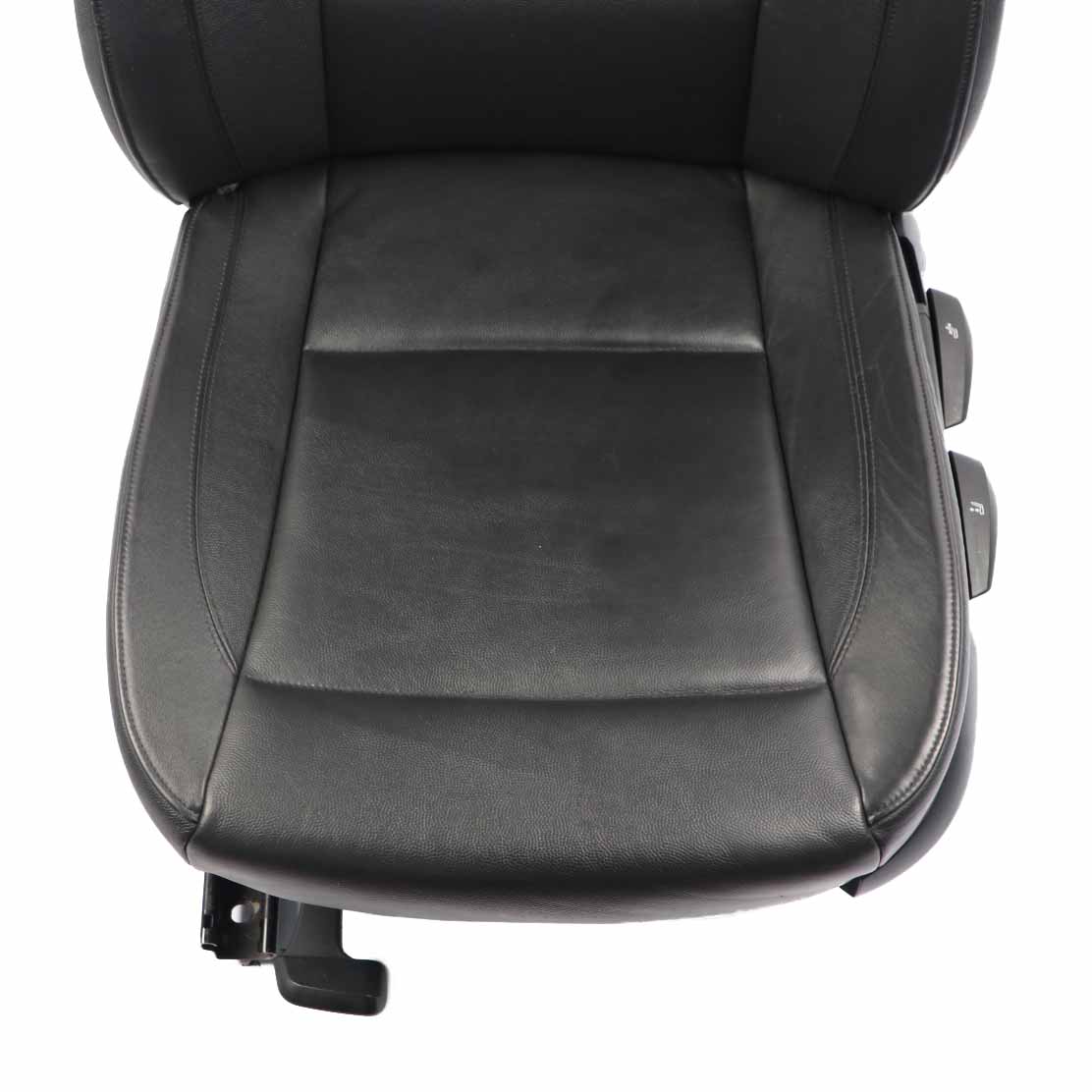 BMW E87 Front Seat Black Leather Boston Left N/S Interior 