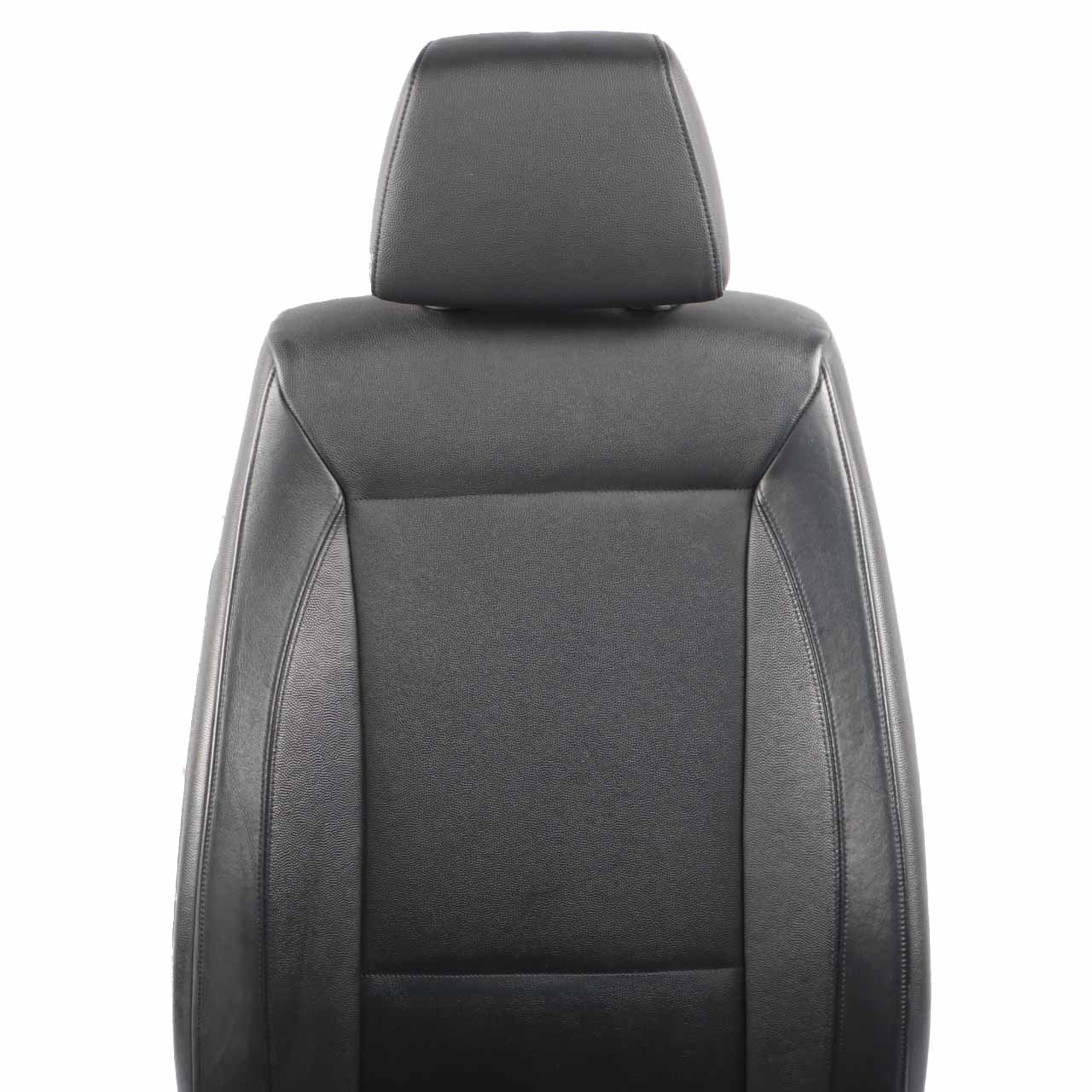 BMW E87 Front Seat Right O/S Leather Boston Black Interior Cover