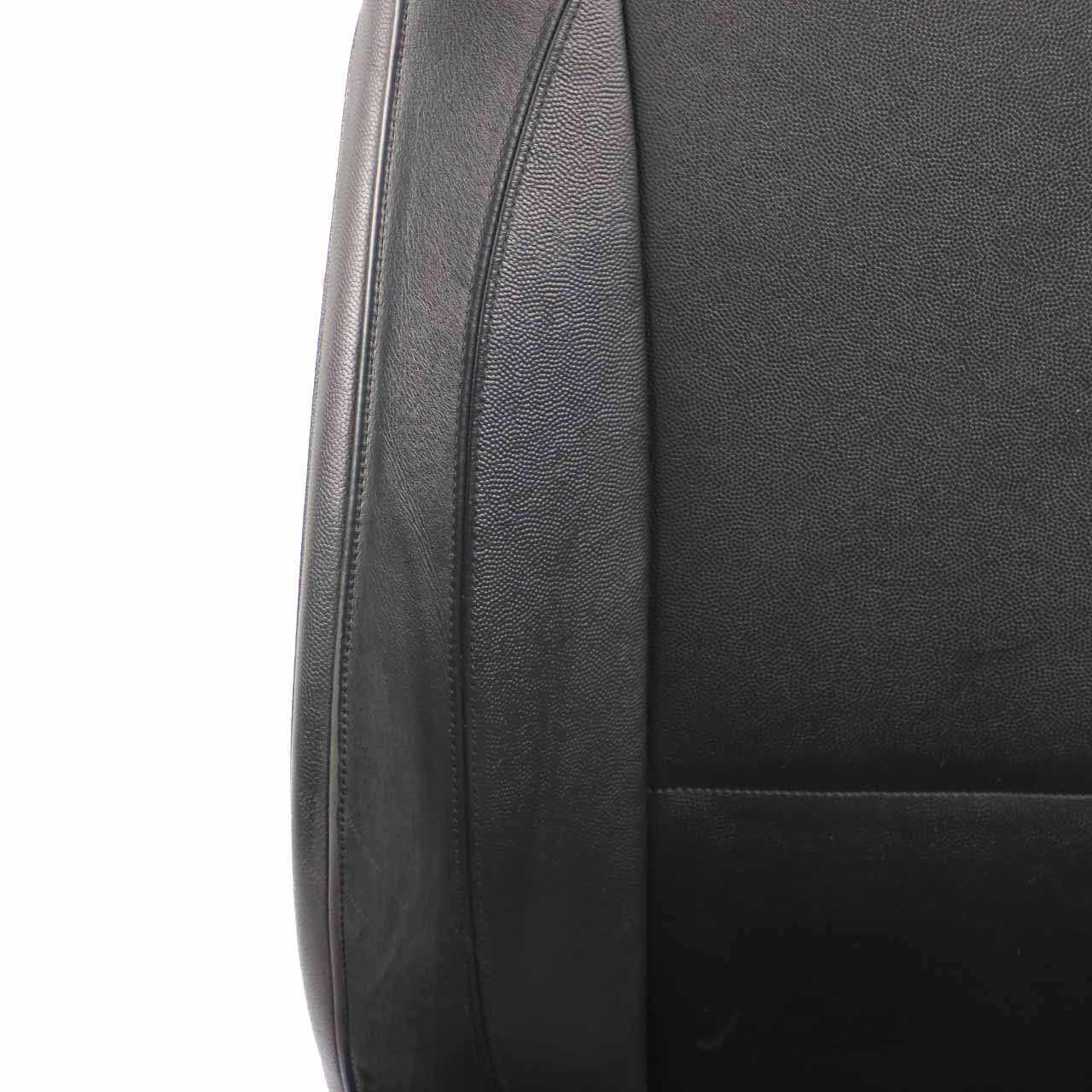 BMW E87 Front Seat Right O/S Leather Boston Black Interior Cover