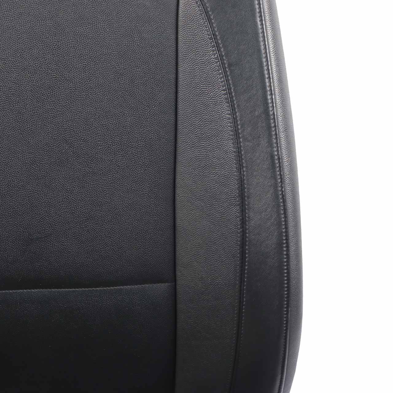 BMW E87 Front Seat Right O/S Leather Boston Black Interior Cover